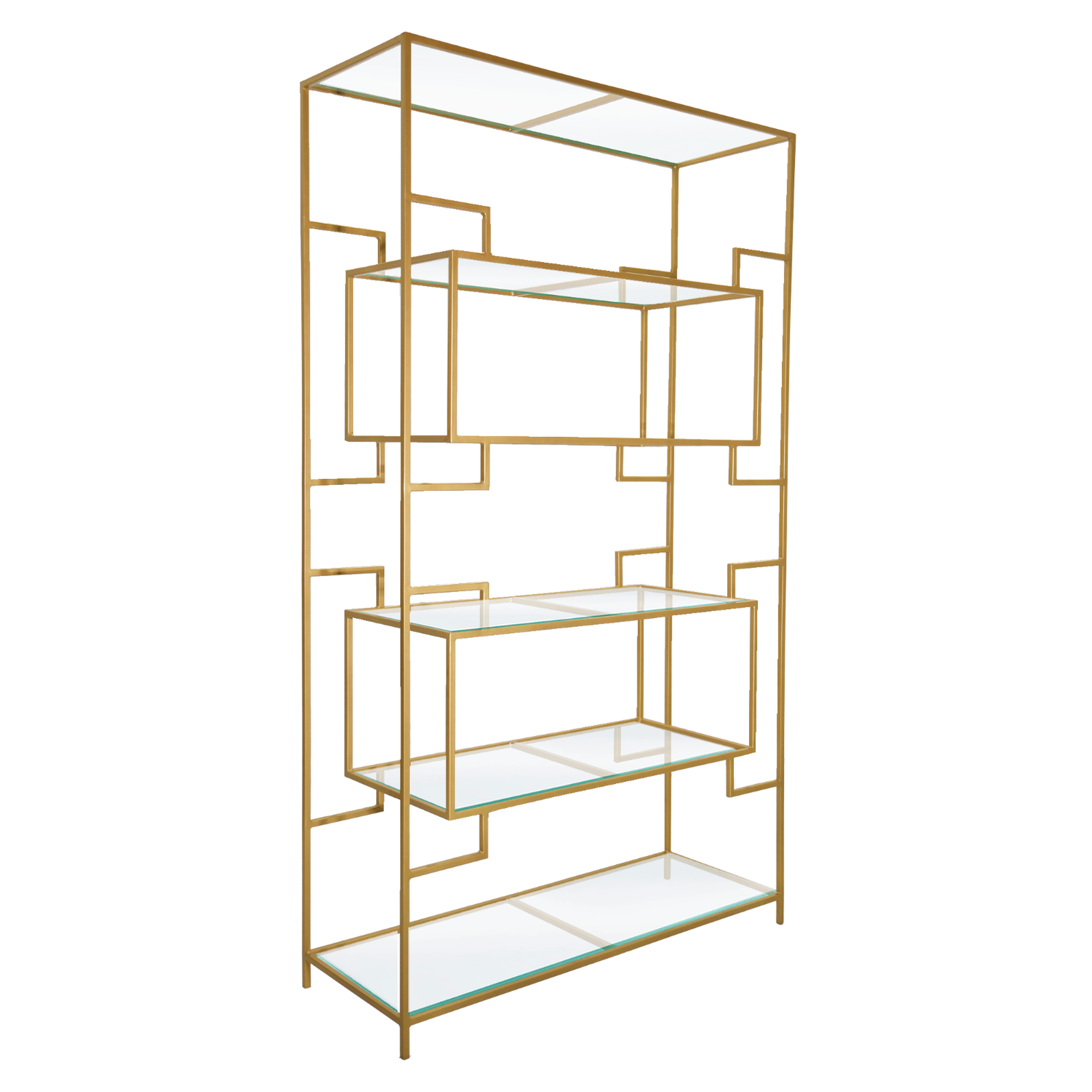 Gold Geometrical Shelf