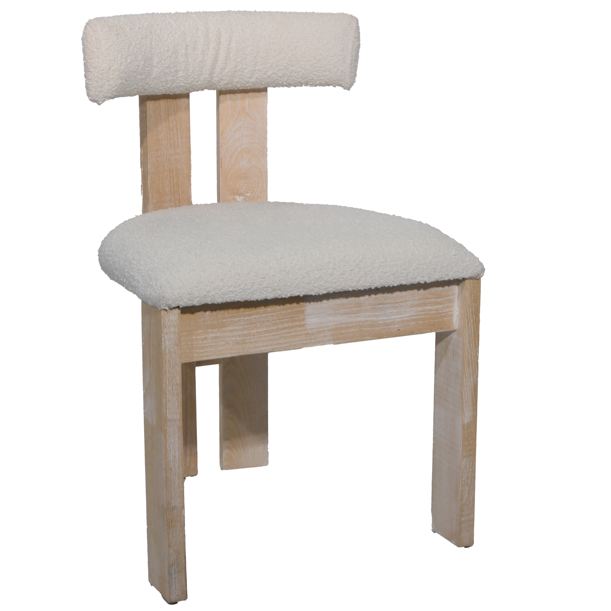 Colette White Washed Oak Dining Chair