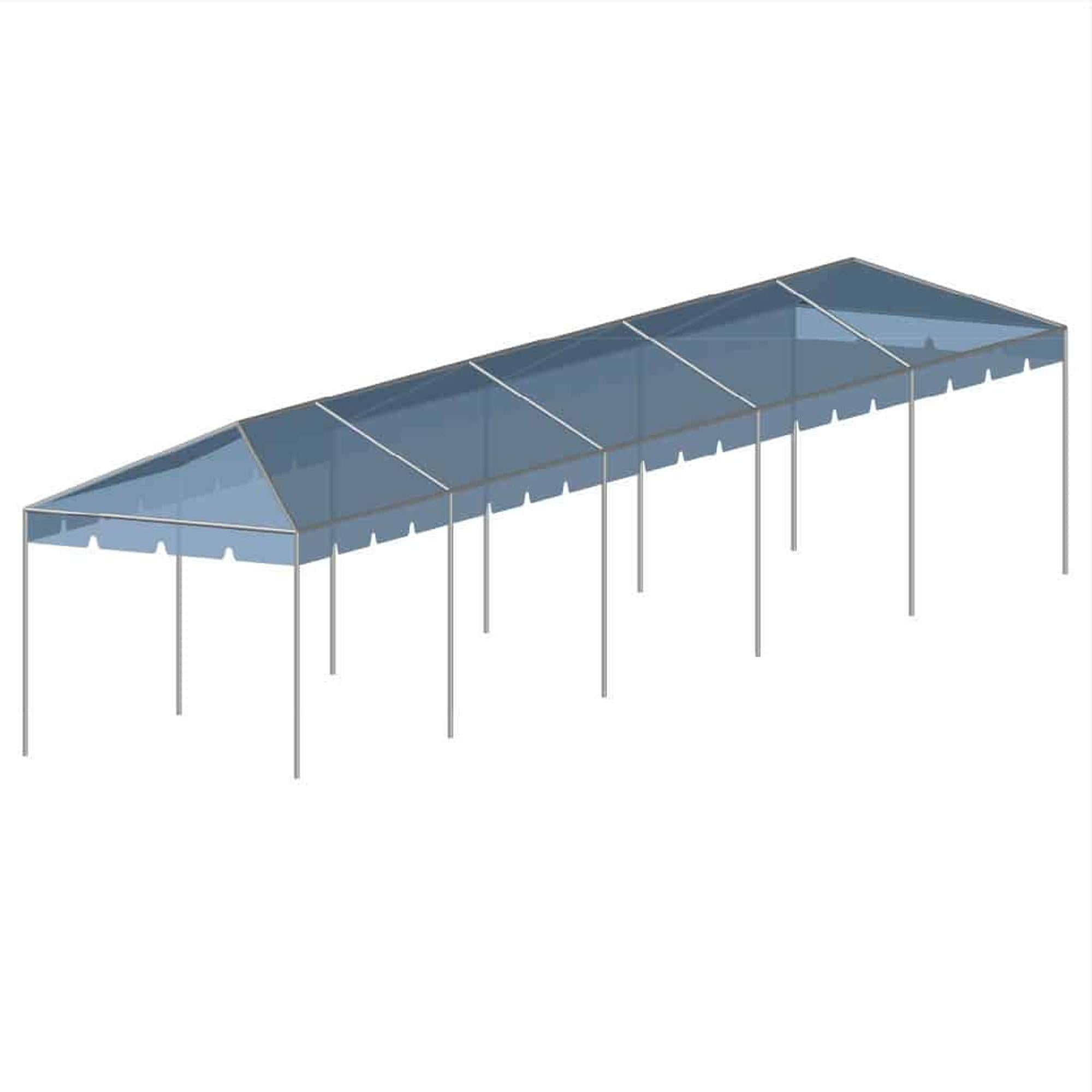 10’x50′ Complete Framed White Top Tent