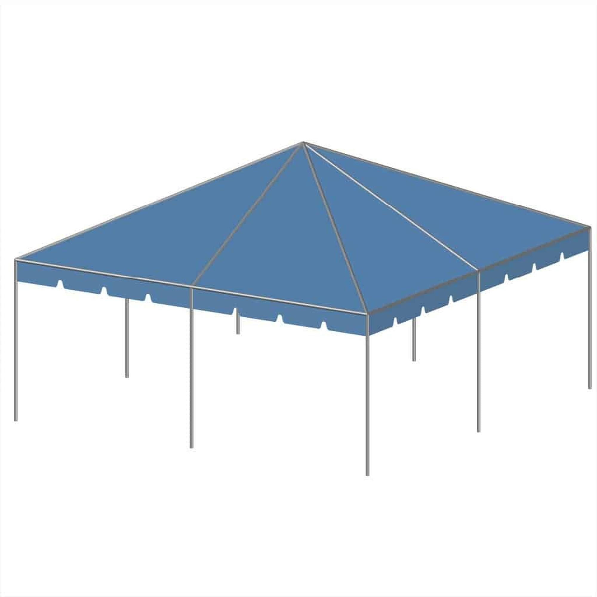 20’x20′ Complete Framed White Top Tent
