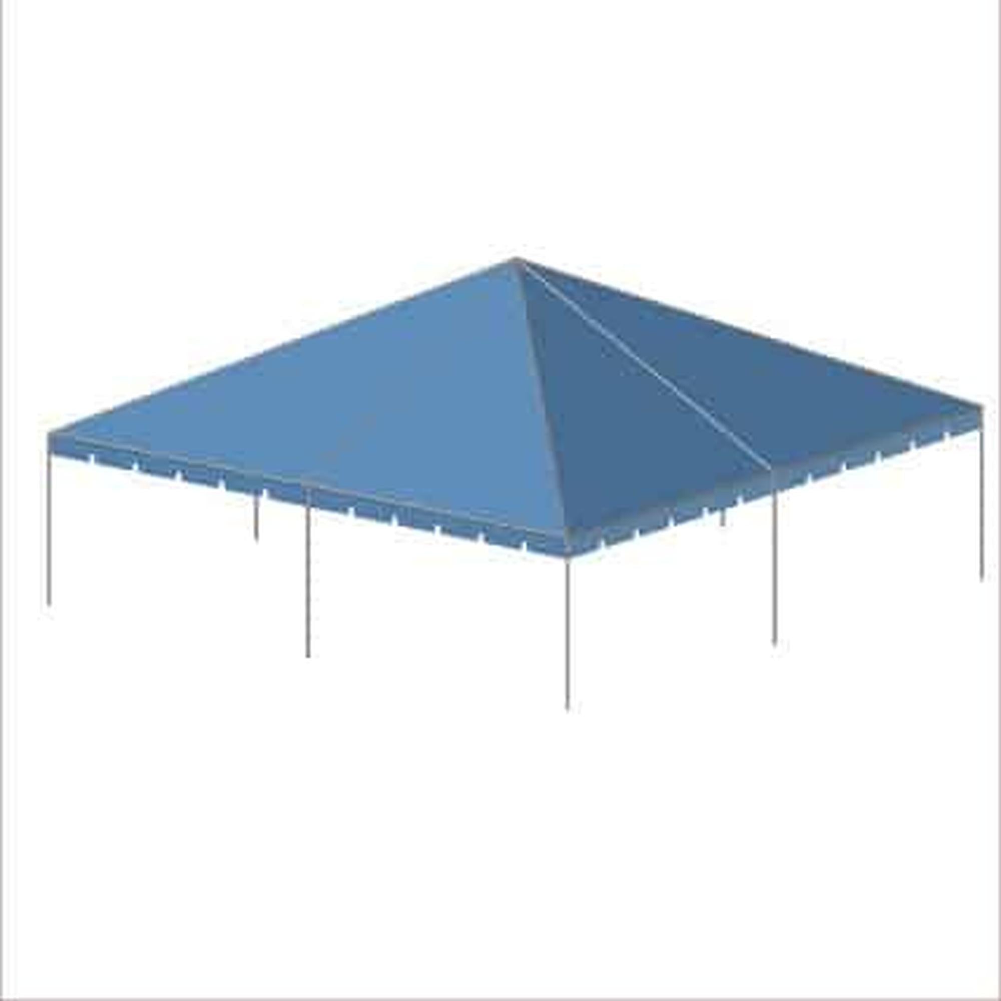 30’x30′ Complete Framed Clear Top Tent