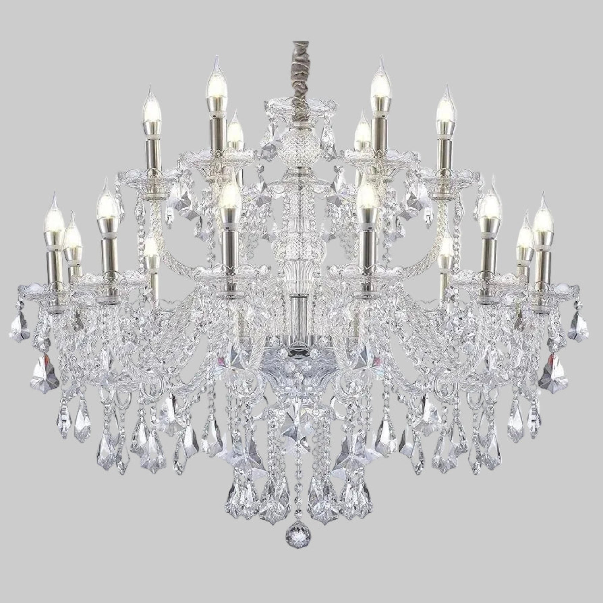 32″ High Crystal Chandelier