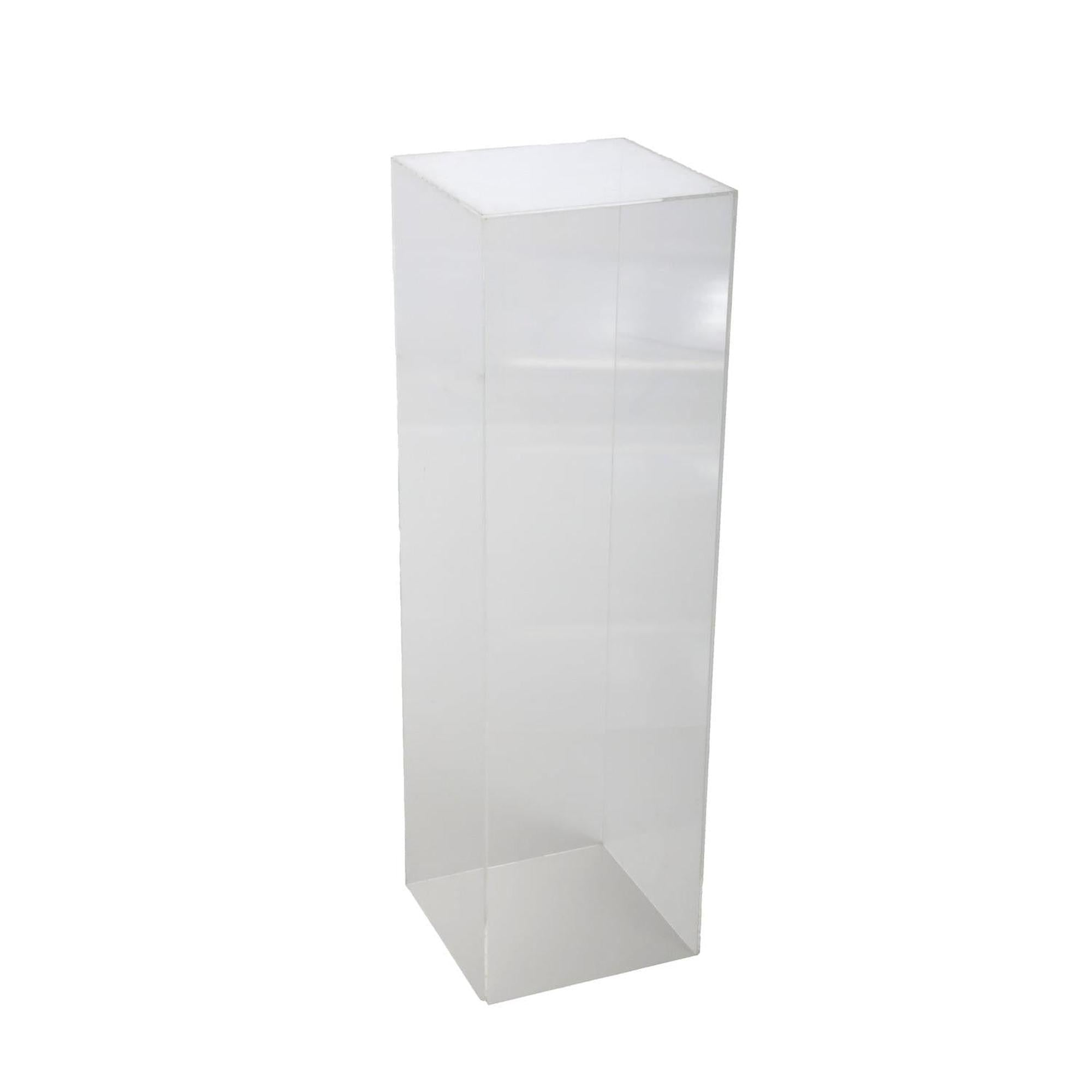 35″ High Clear Plexiglass Stand