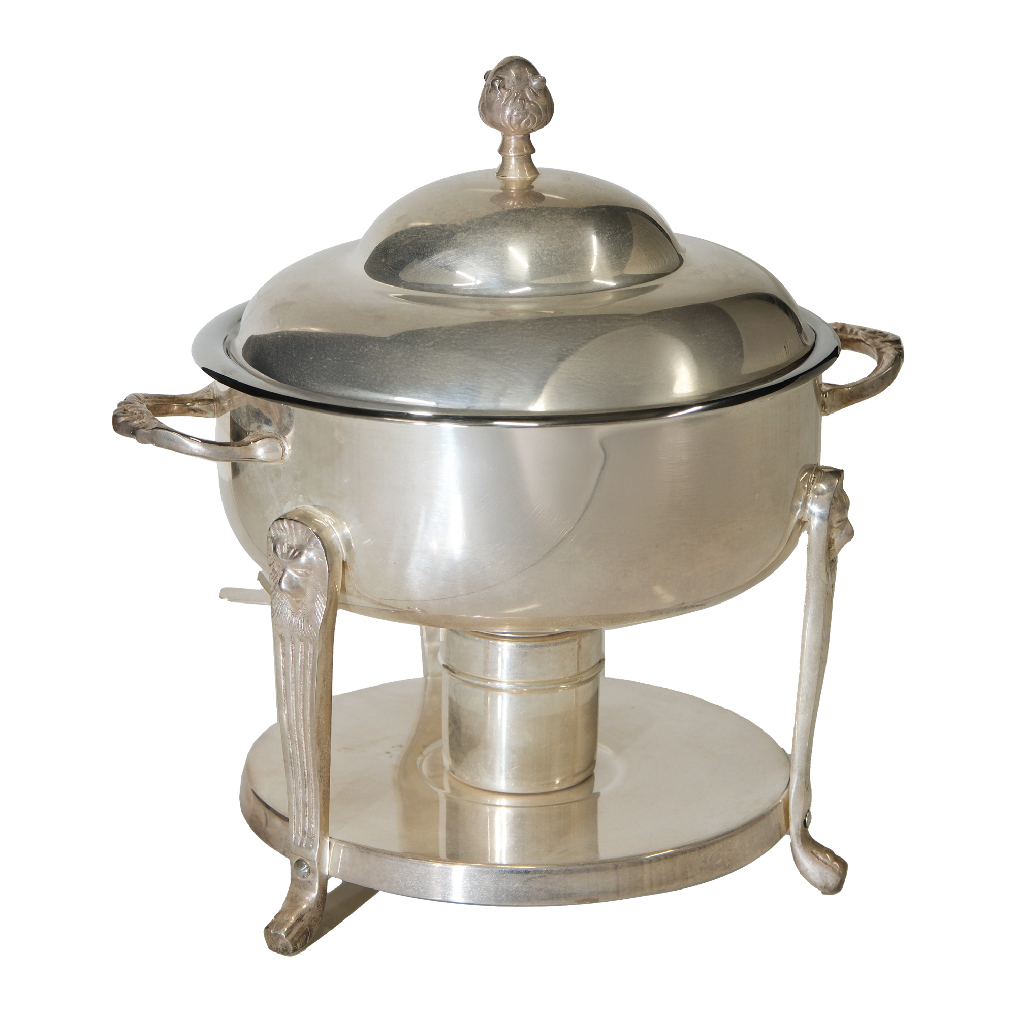 3Qt. Silver Round Chafing Dish
