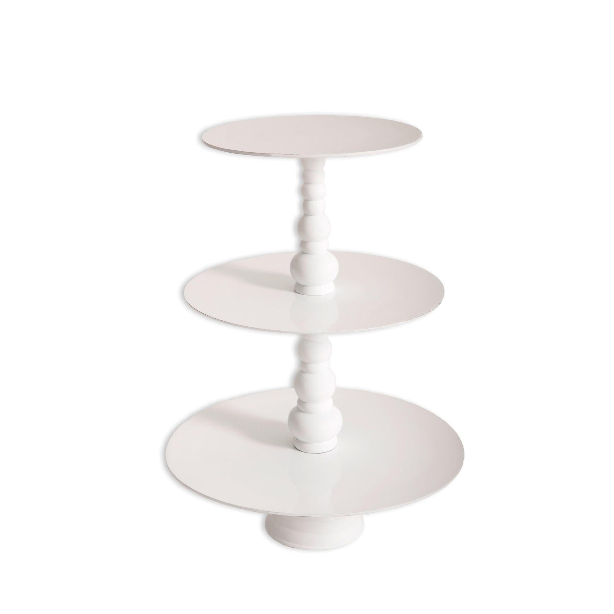 3 Tier Cookie/Cup-Cake White Stand