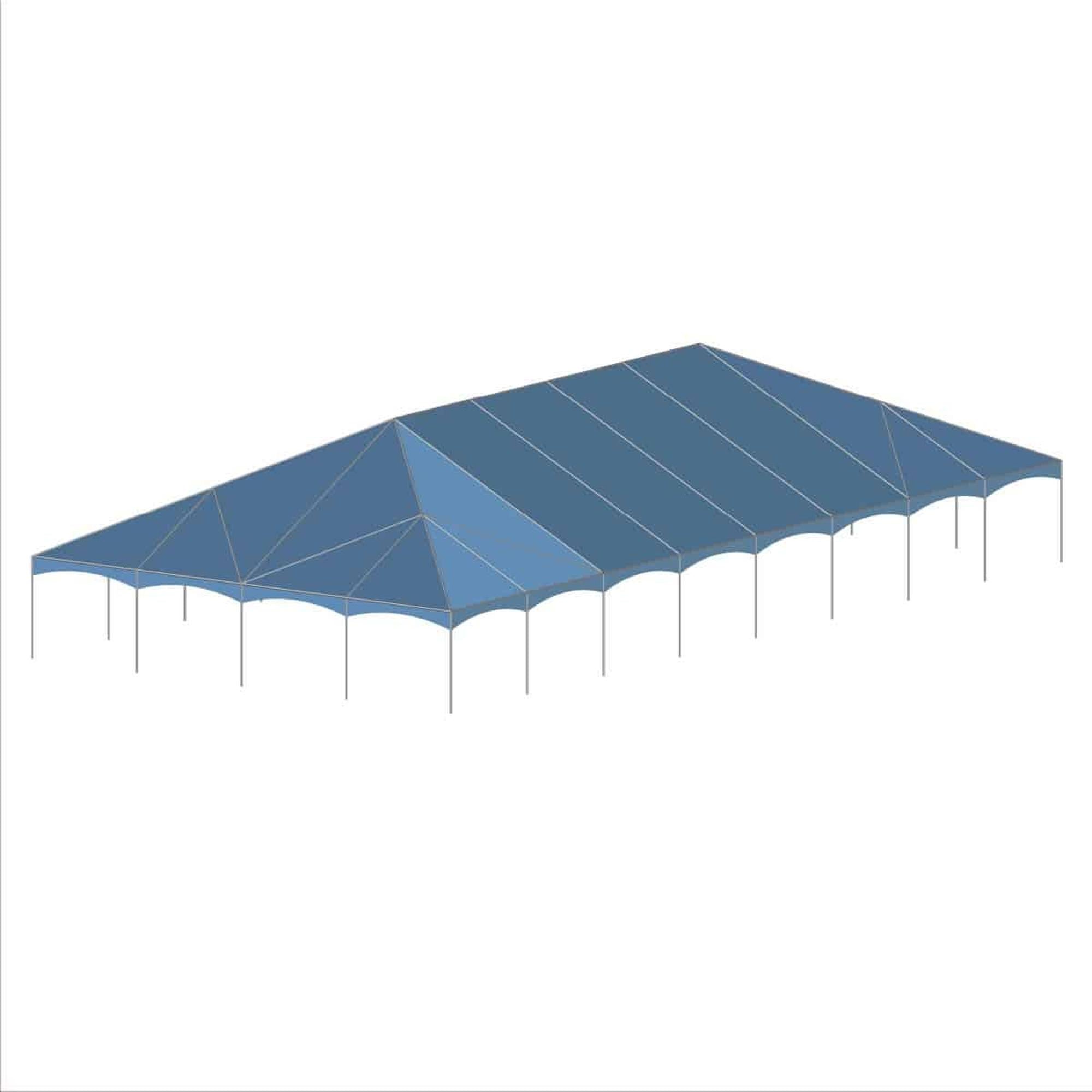 40’x80′ Complete Framed White Top Tent