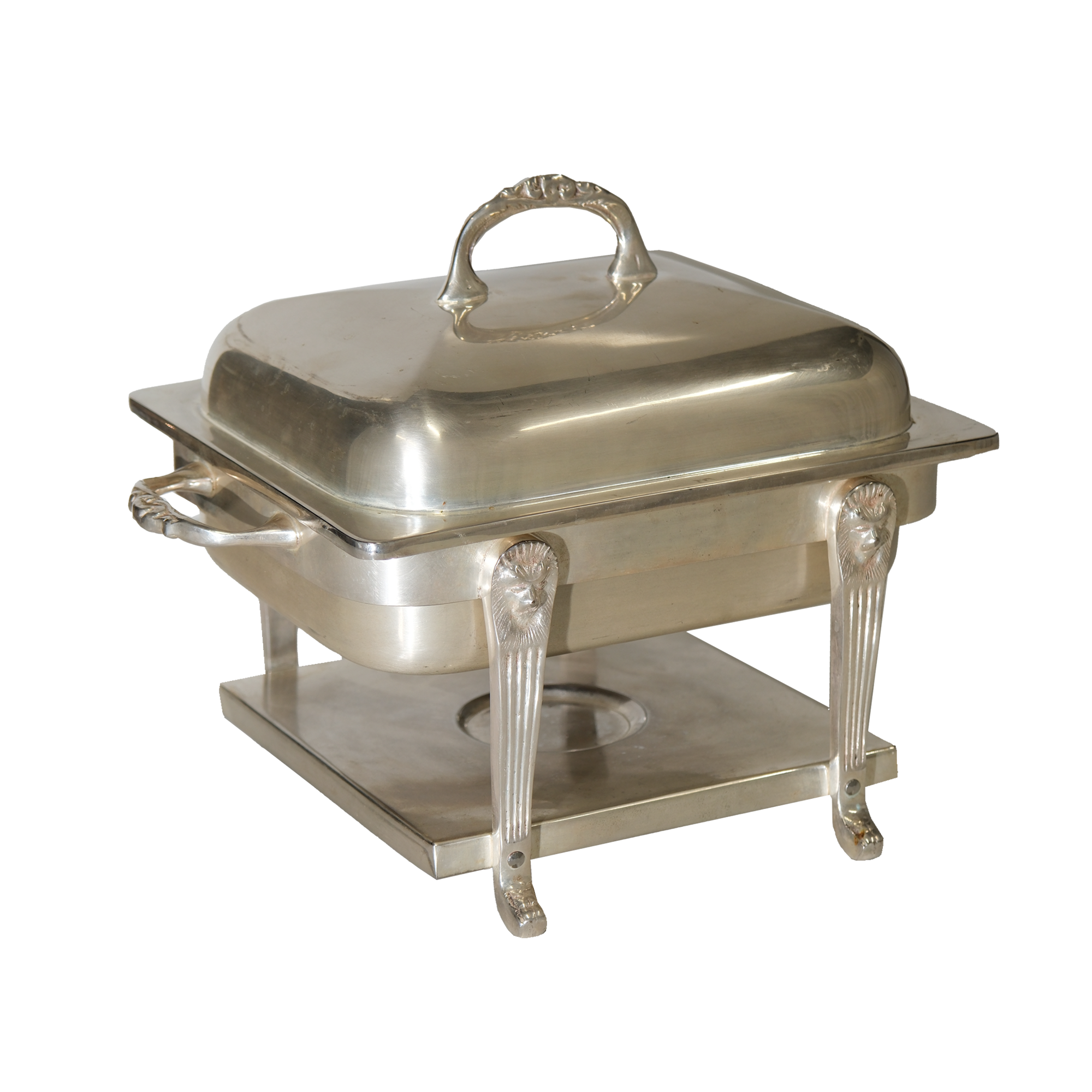 4Qt. Silver Square Chafing Dish