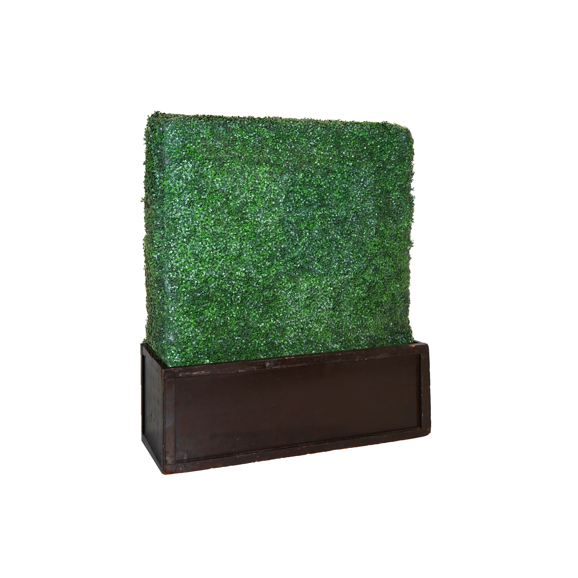 4′ Artificial Hedge Panel w/ Wooden Box