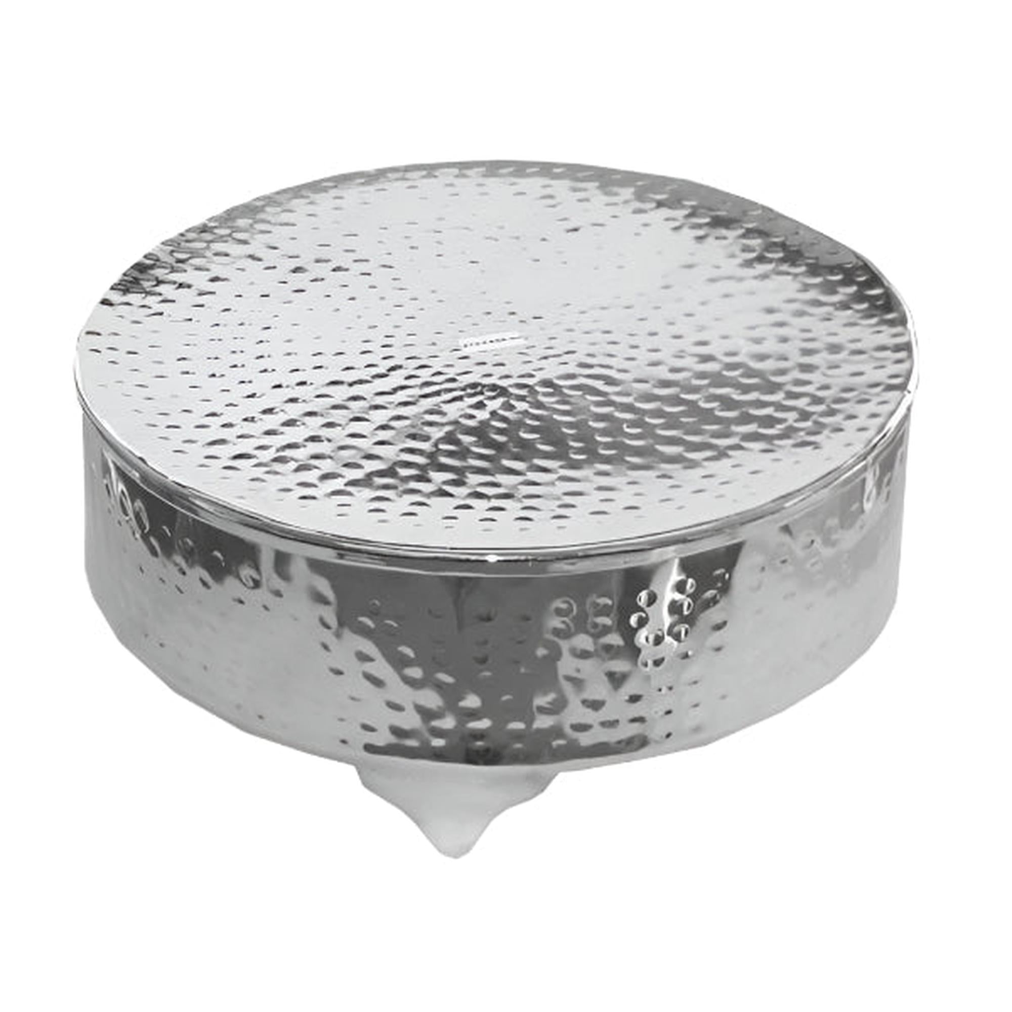 14″ Round Hammered Cake Stand
