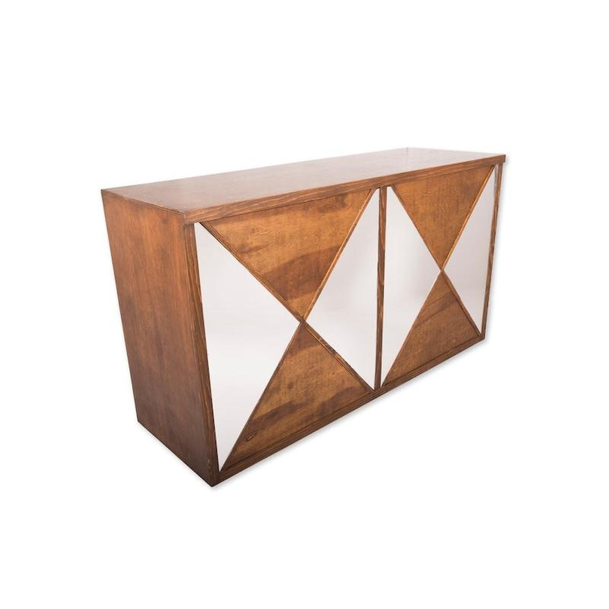 6′ Rustic Bar w/ Front Mirror