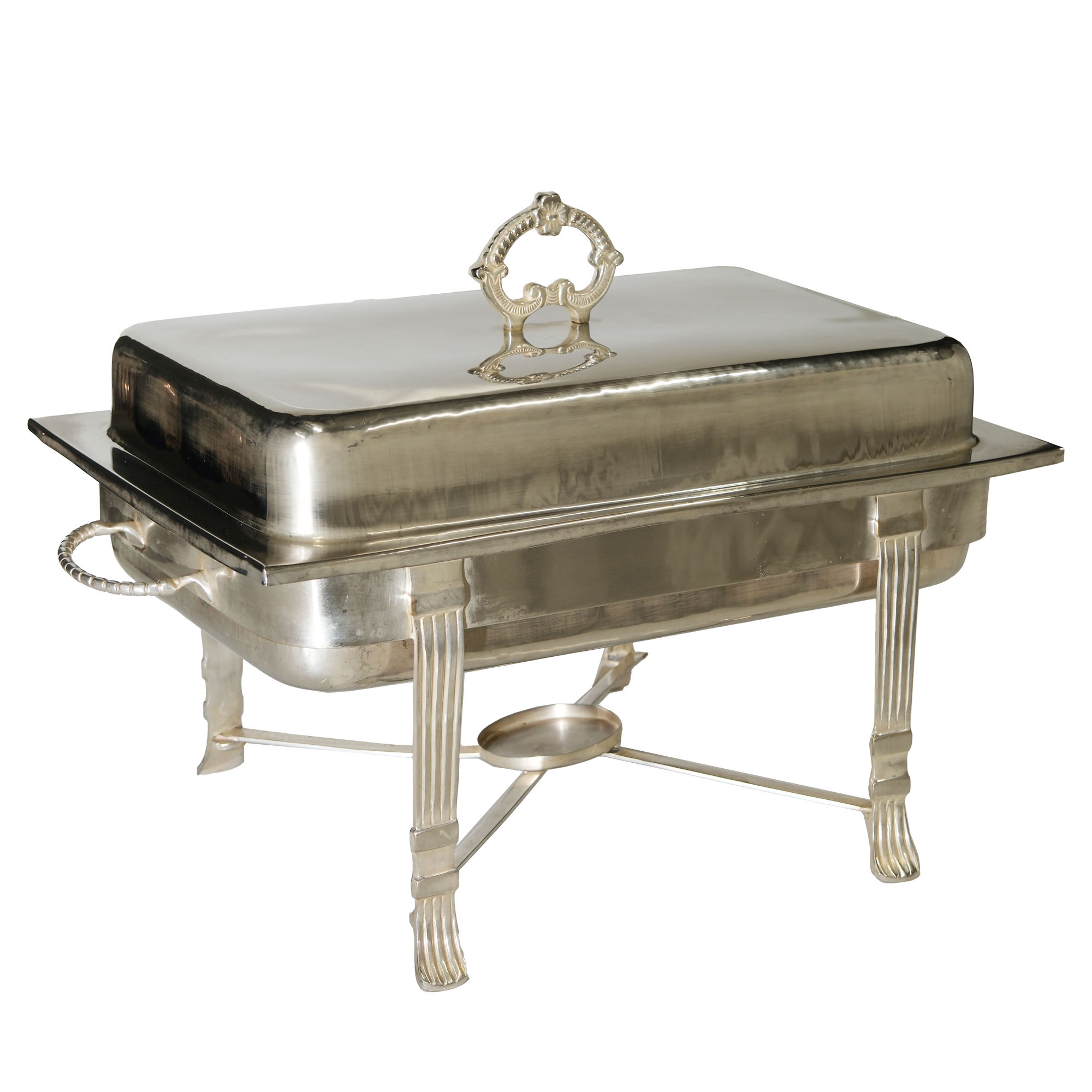 8Qt. Silver Rectangular Chafing Dish