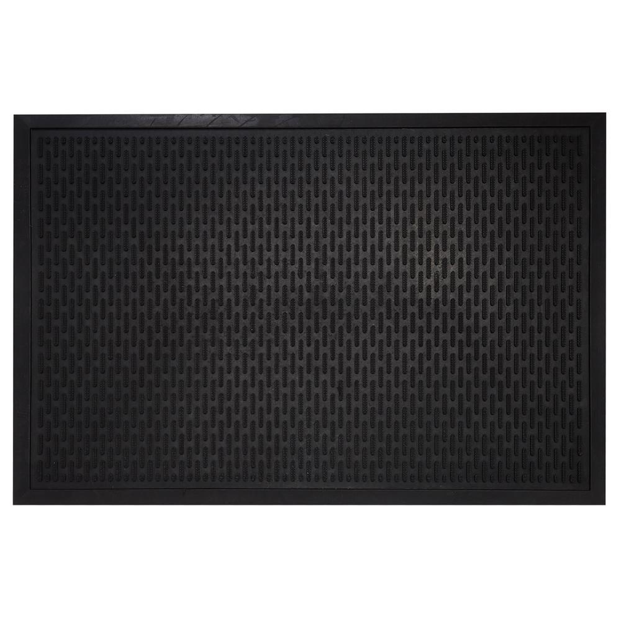 Black Floor Mat