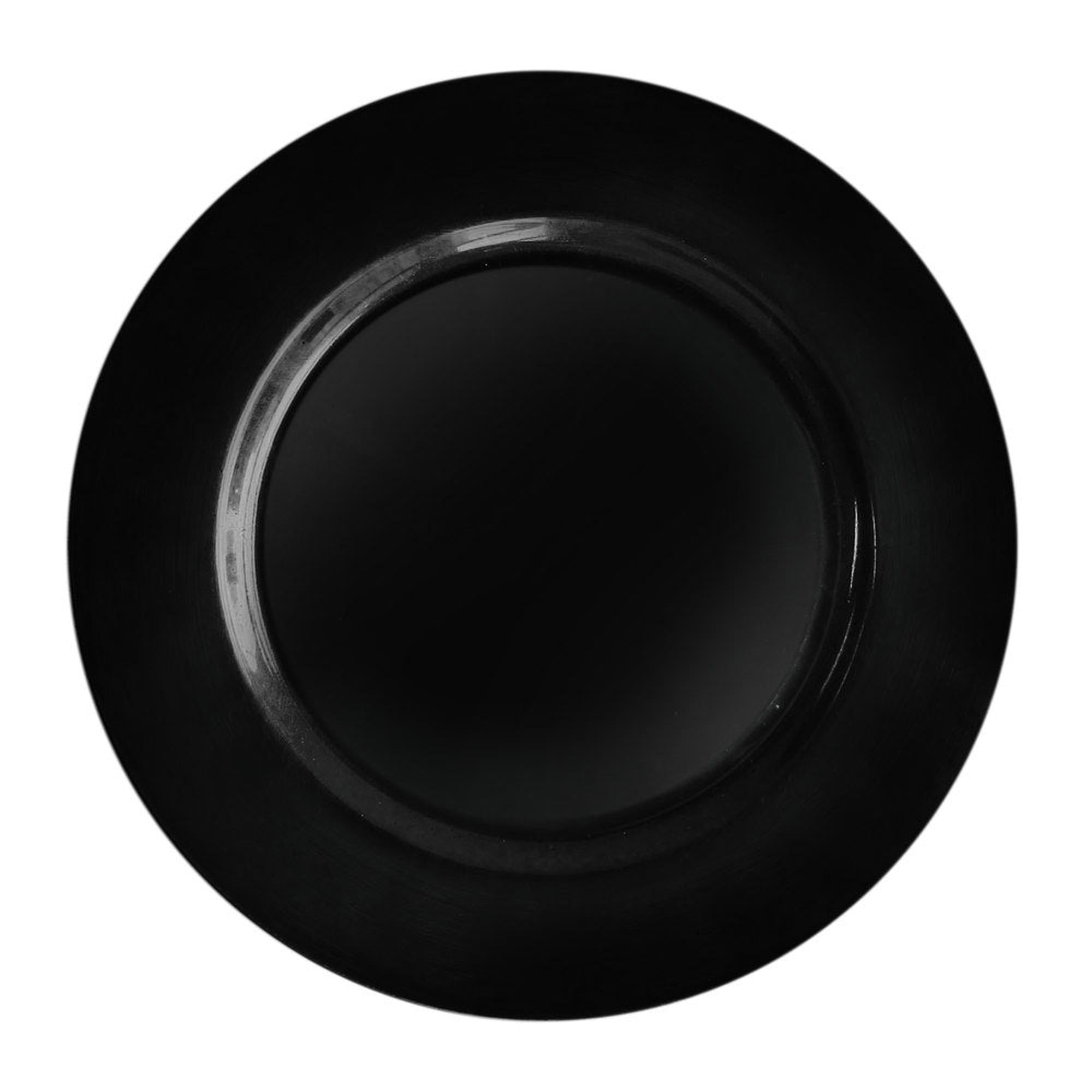 Black Lacquer Charger Plate