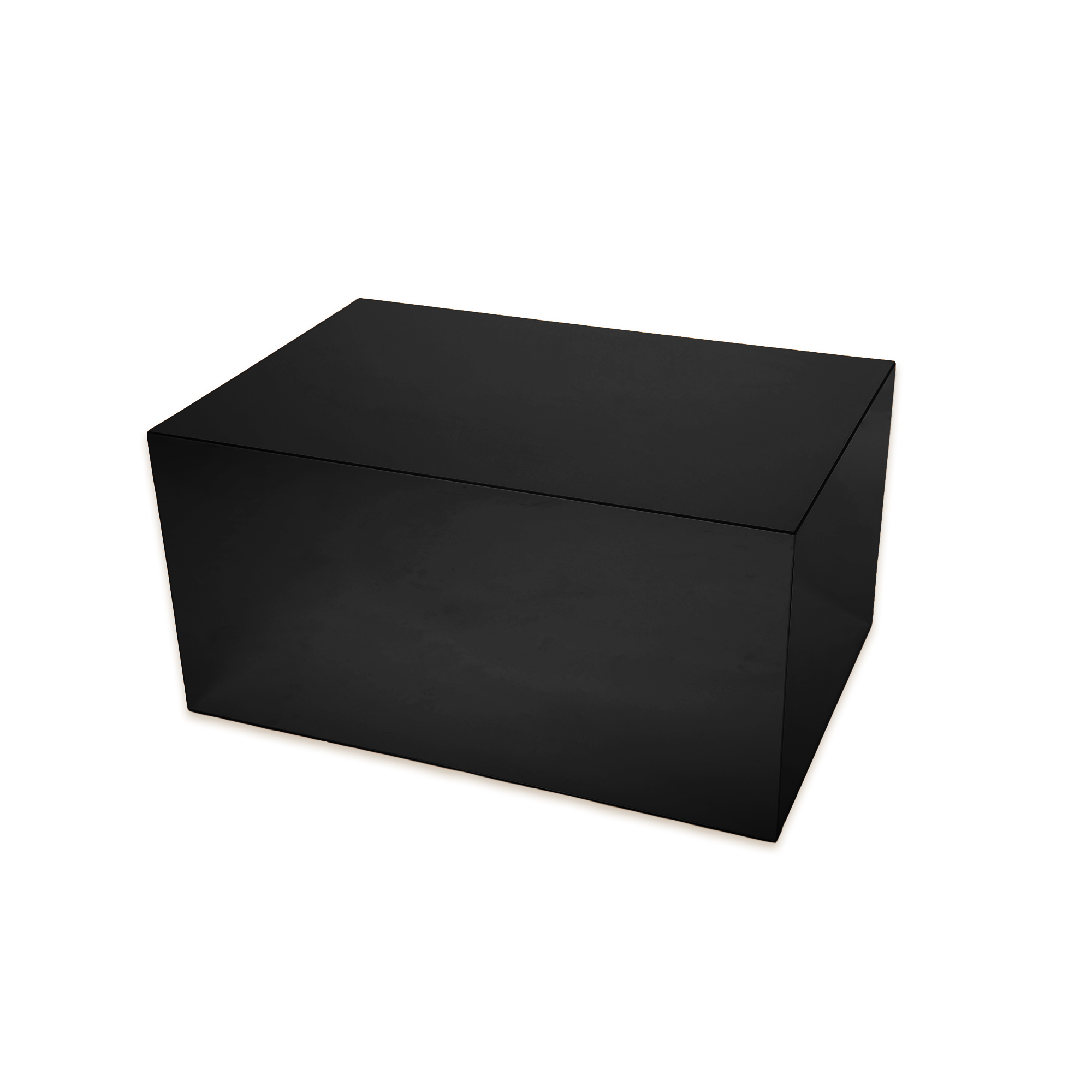 Black Plexiglass Coffee Table