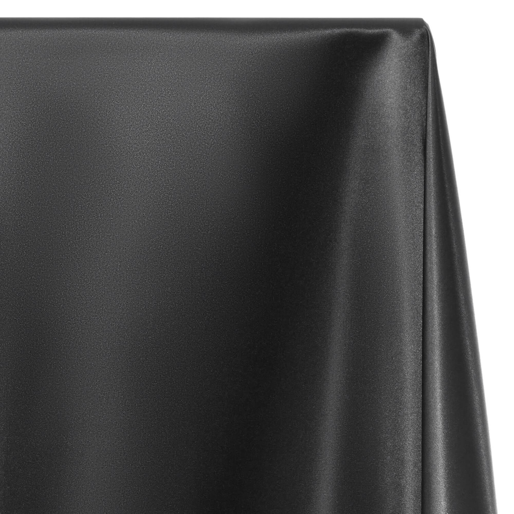 Black Satin Fabric