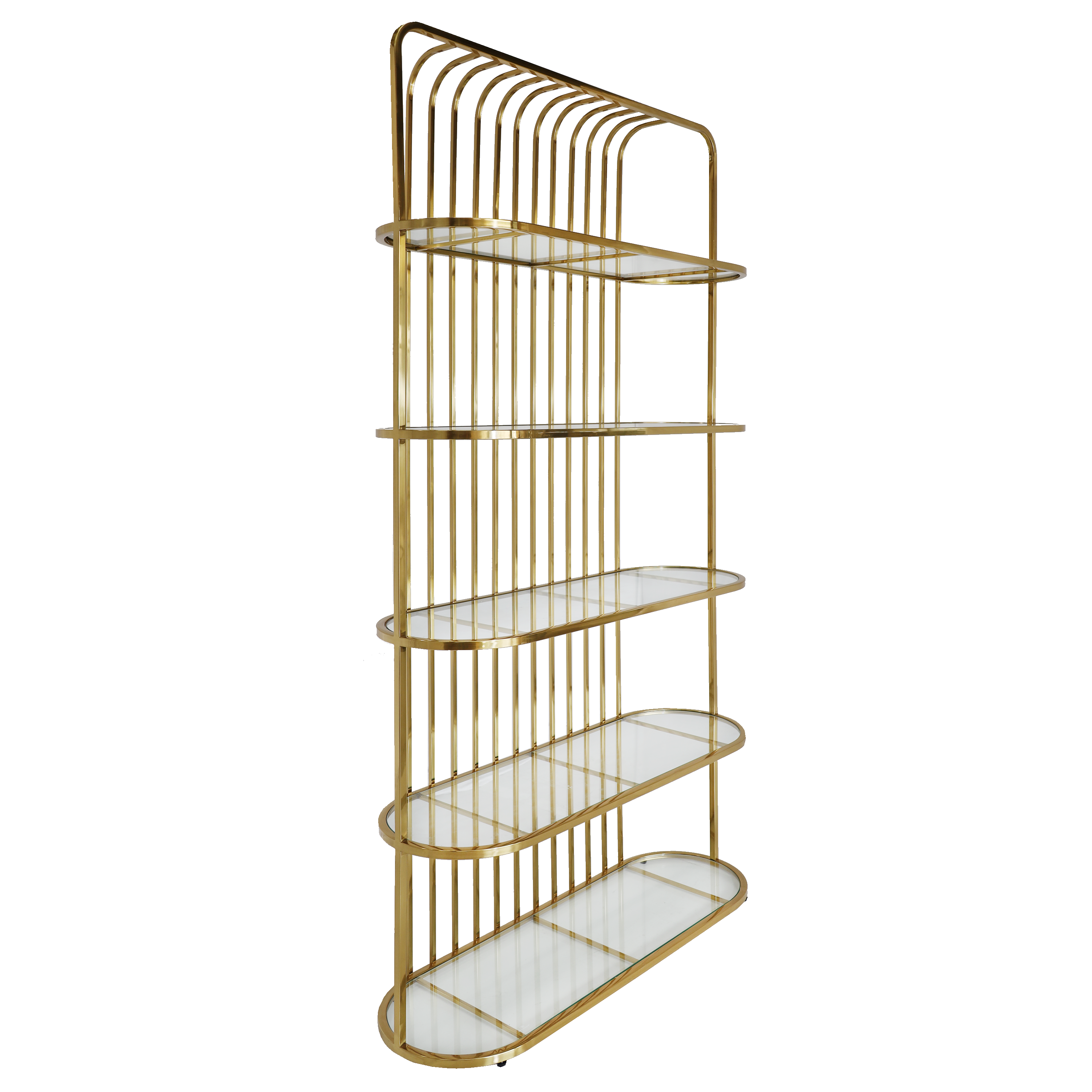 Gold Caged Shelf