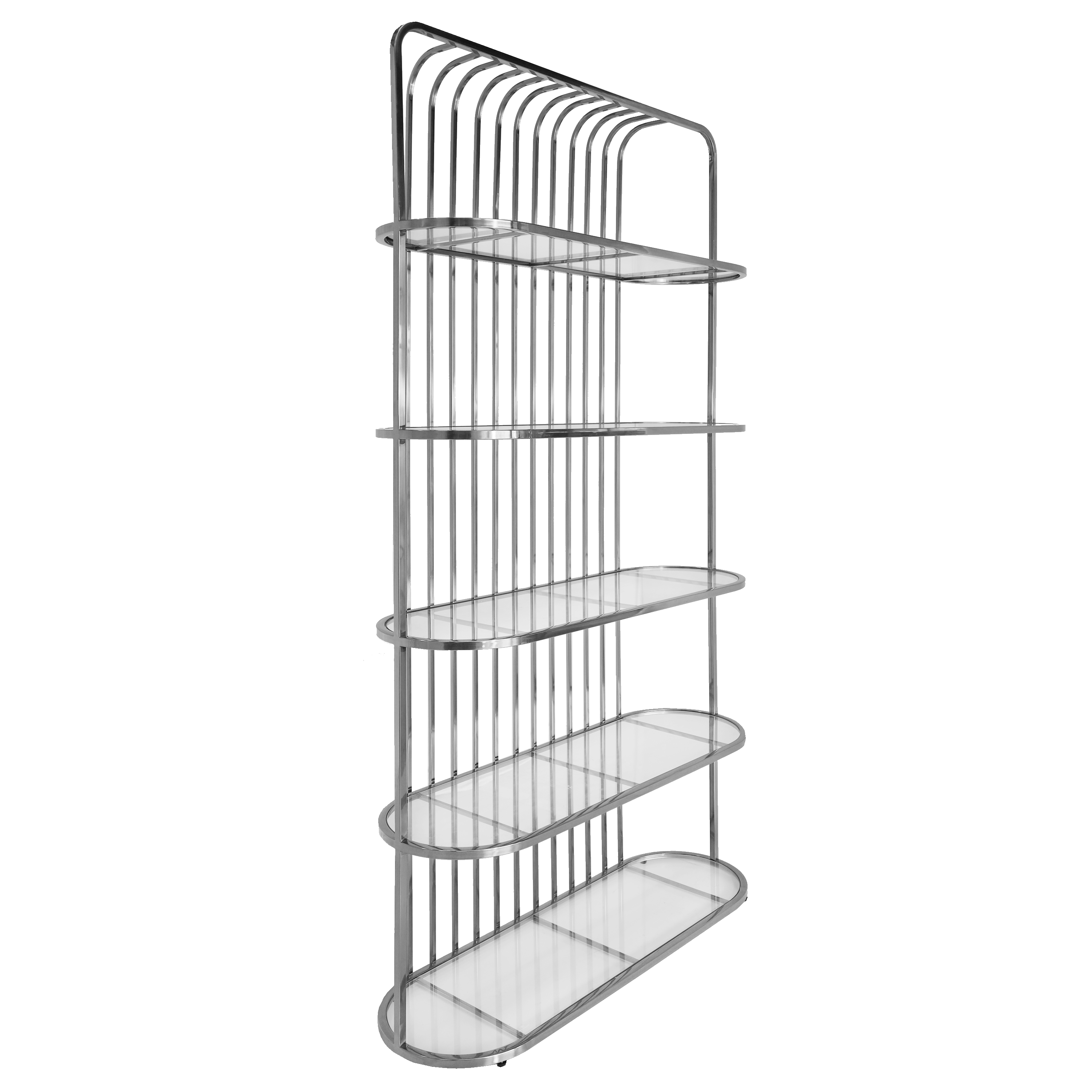 Silver Caged Shelf