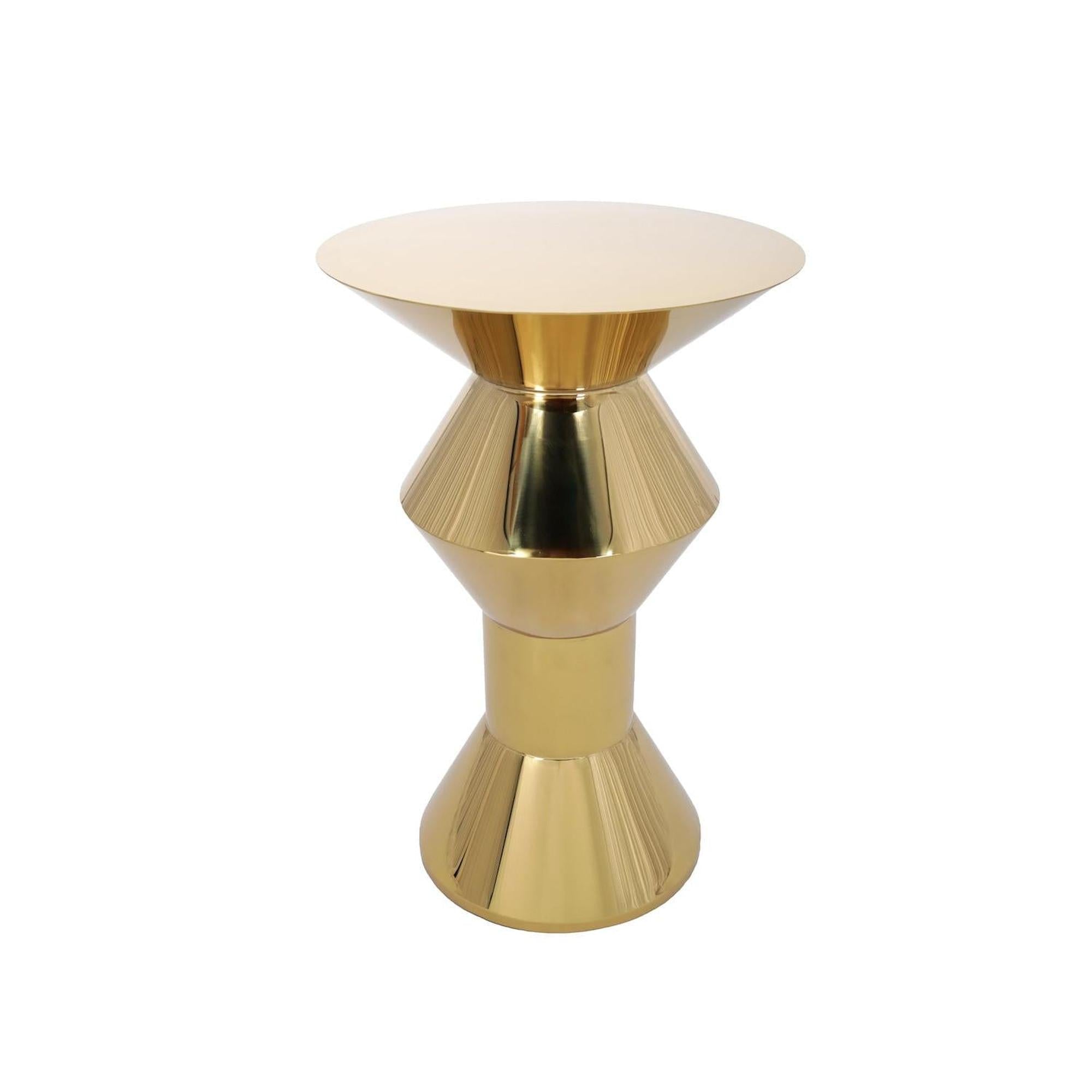 Gold Calyx High Cocktail Table