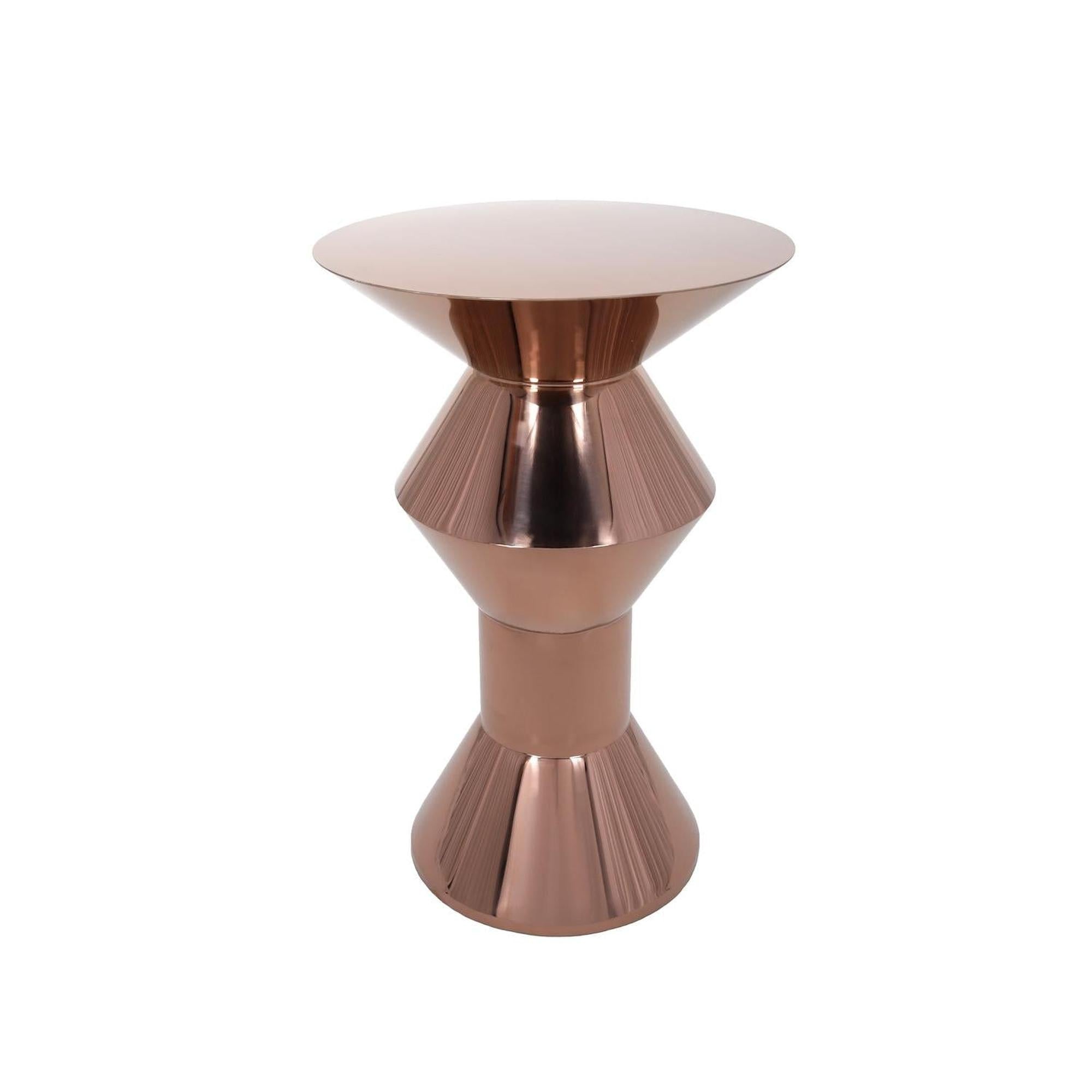 Calyx Rose Gold High Cocktail Table