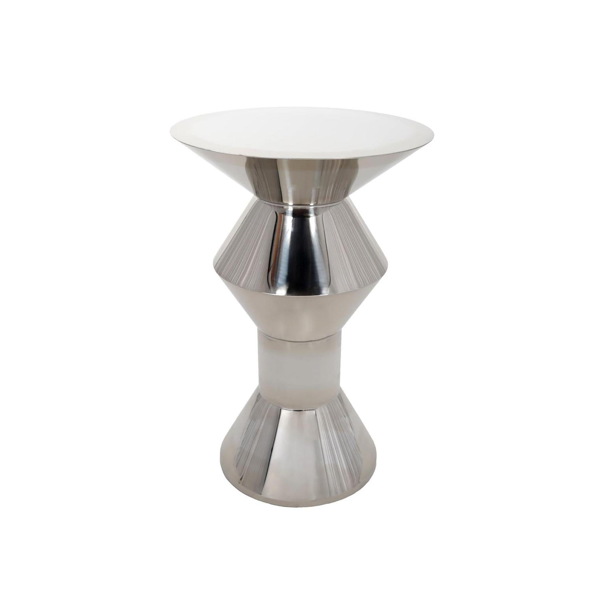 Calyx Silver High Cocktail Table