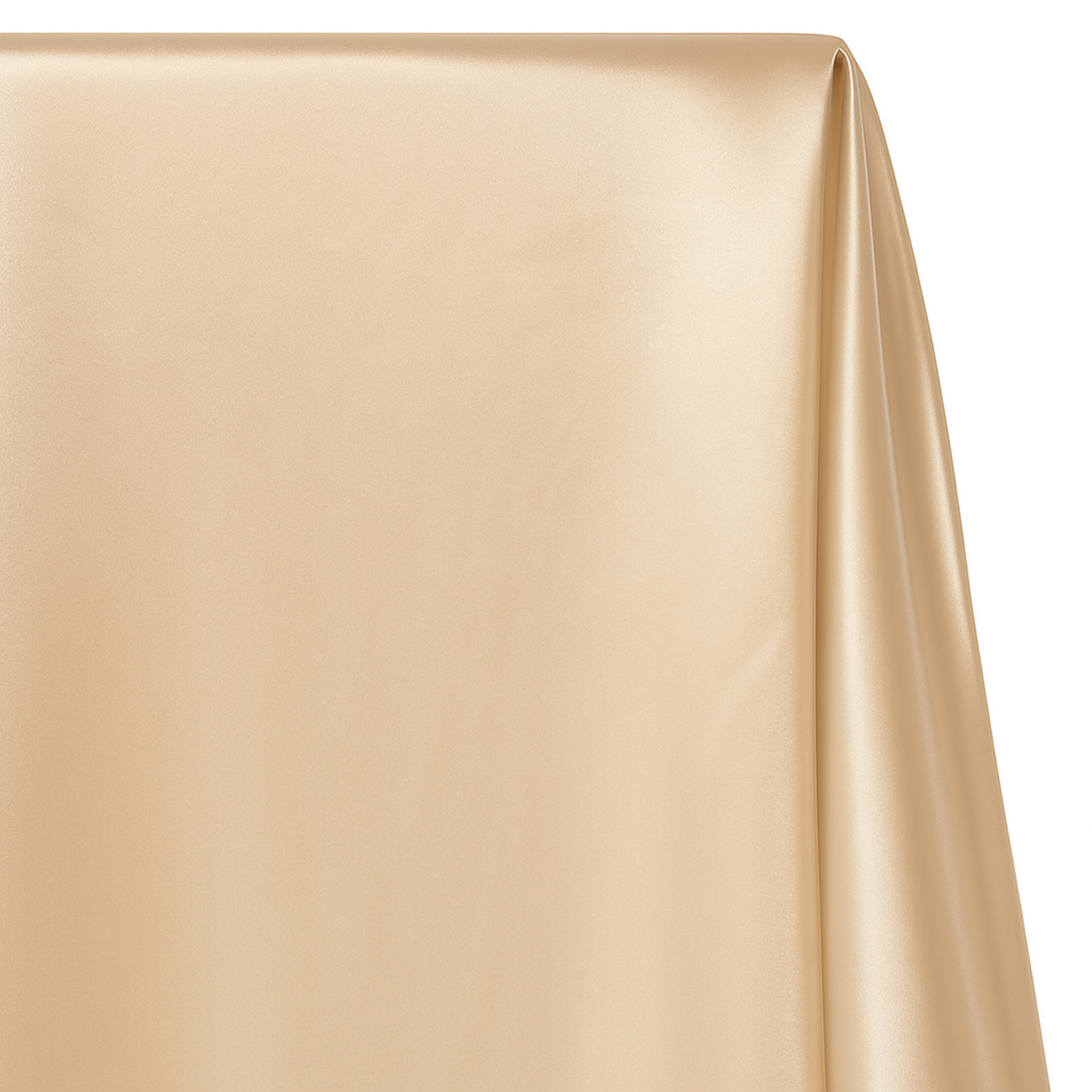 Champagne Satin Fabric