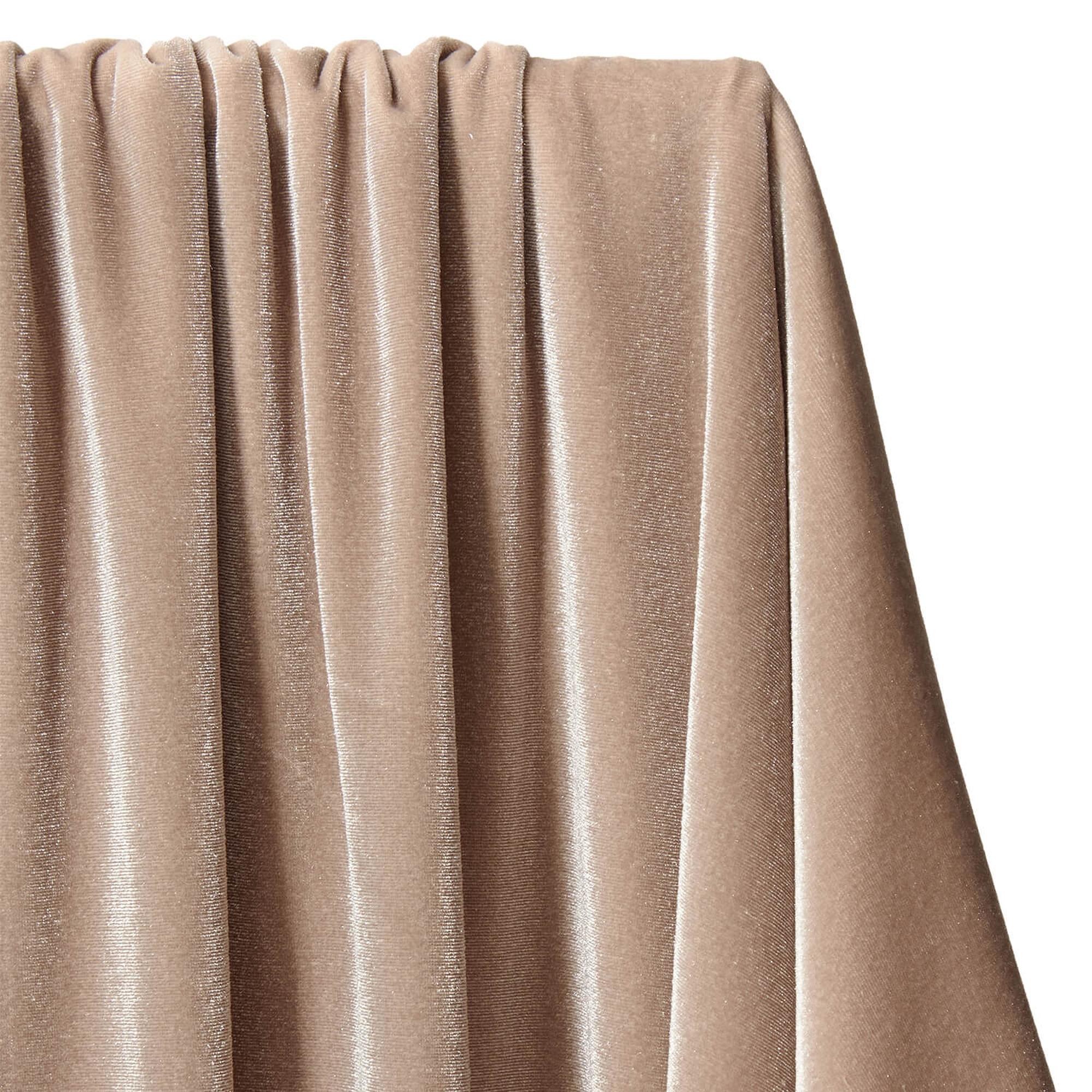 Champagne Velvet Fabric