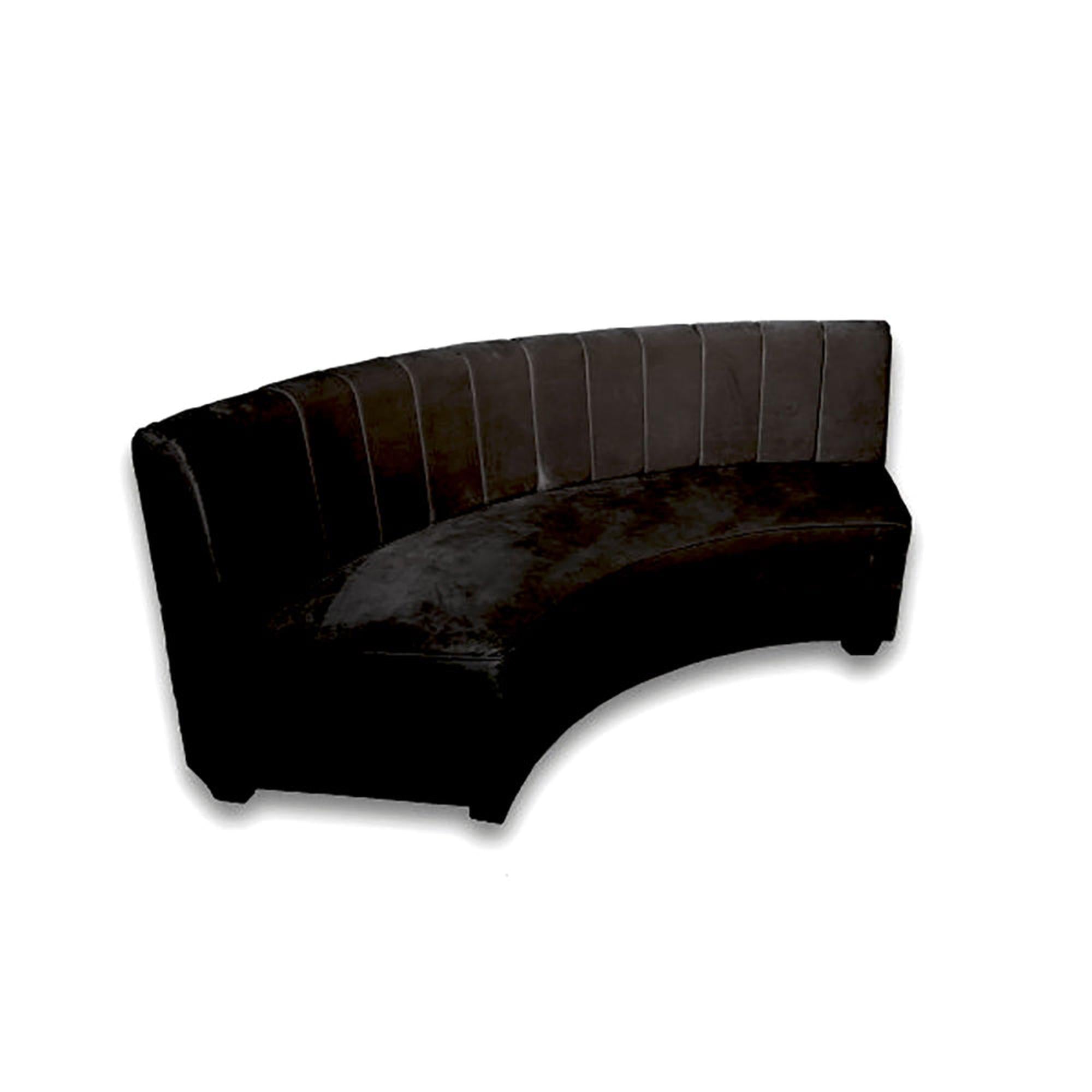 Black Velvet Curved Booth