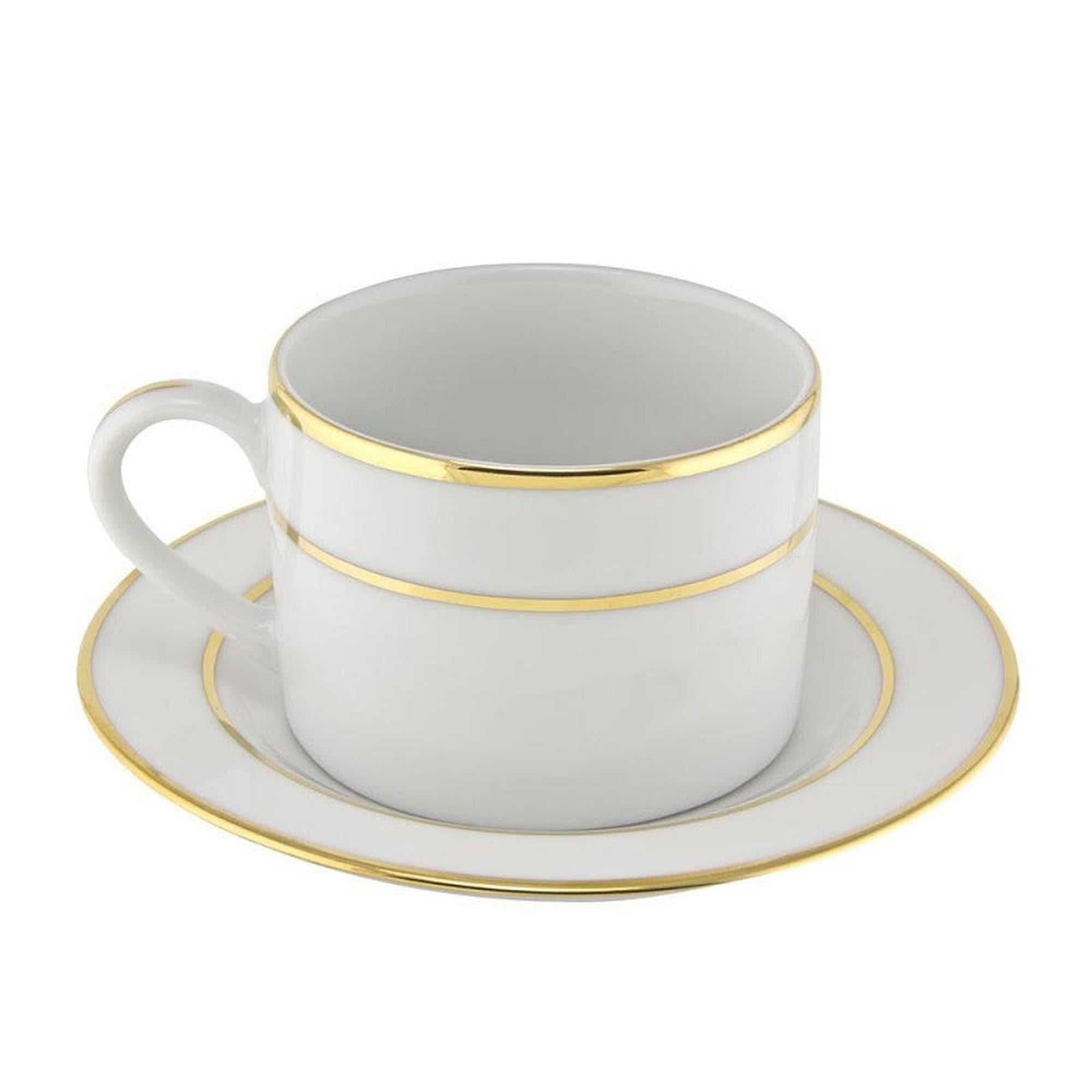 Double Gold Rim Saucer (5.5″)