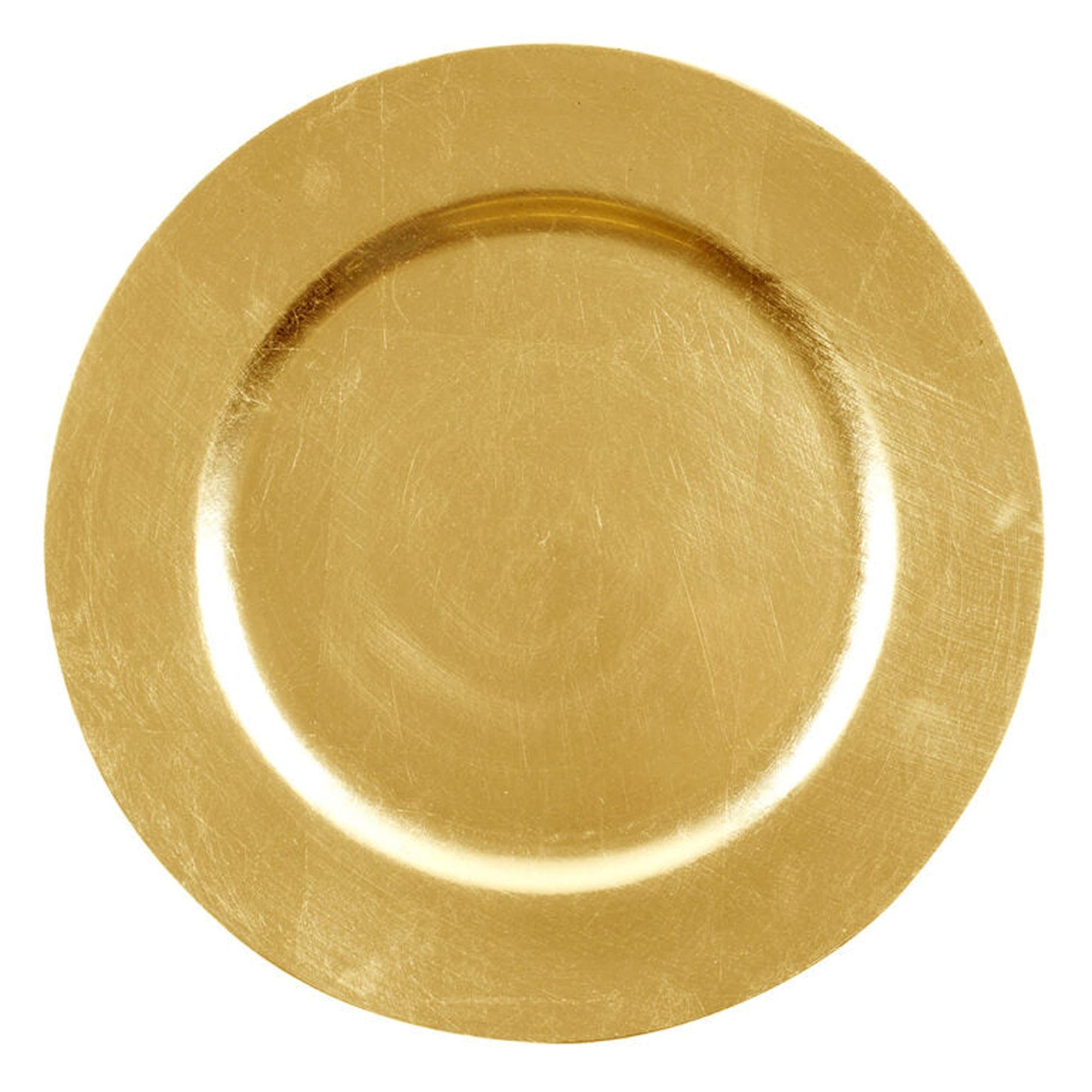 Gold Lacquer Charger Plate