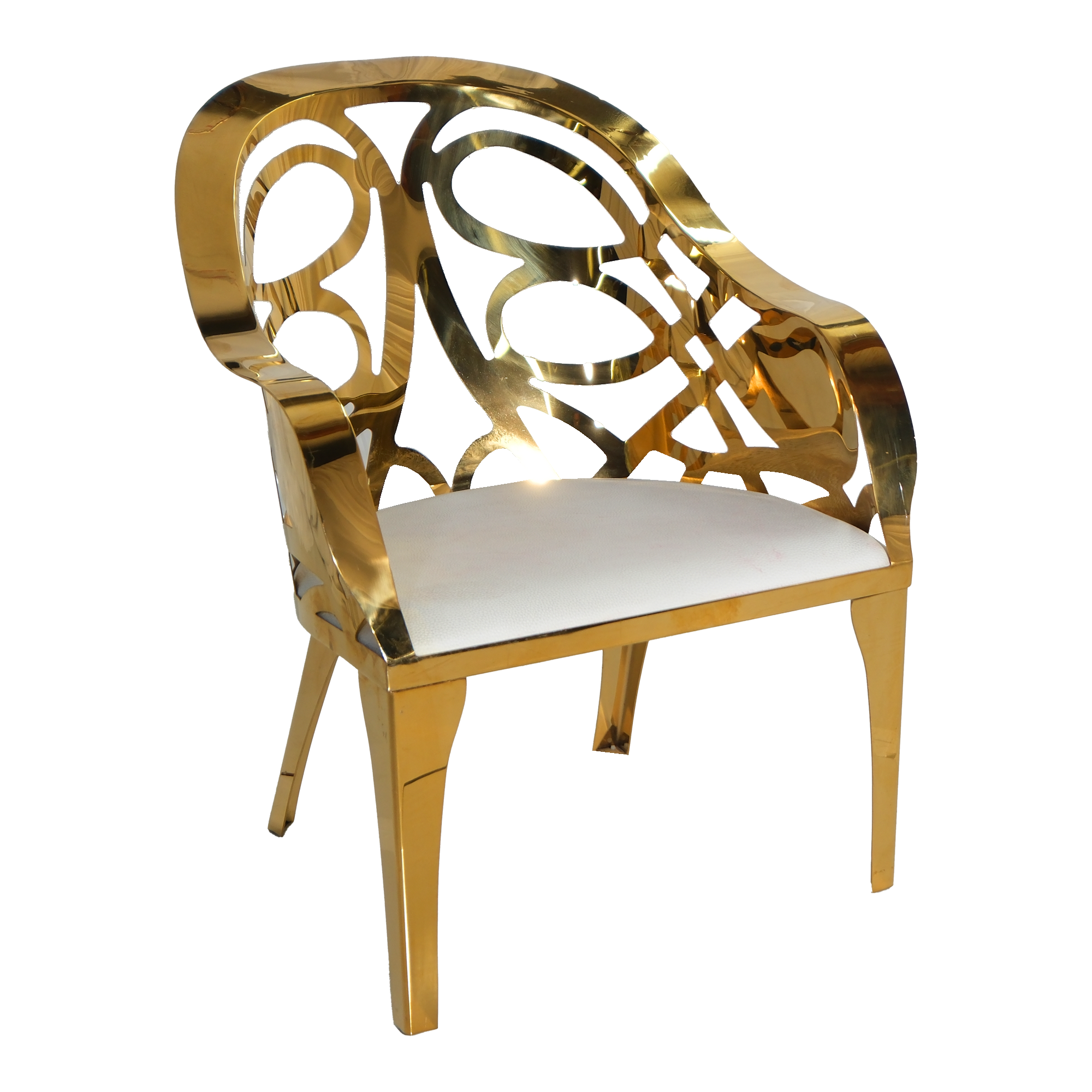 Gold Metal Butterfly Chair