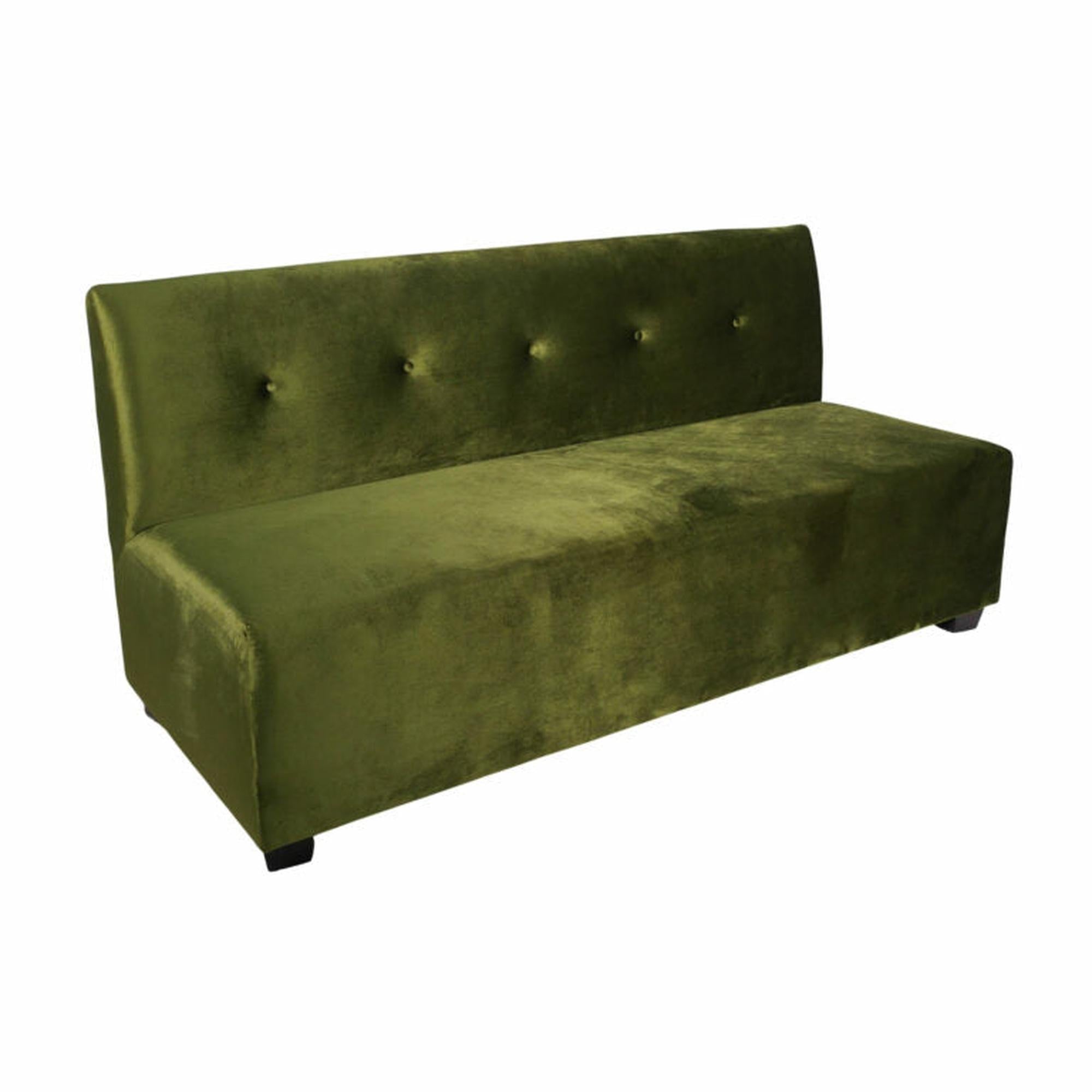 Olive Green Velvet Havana Sofa