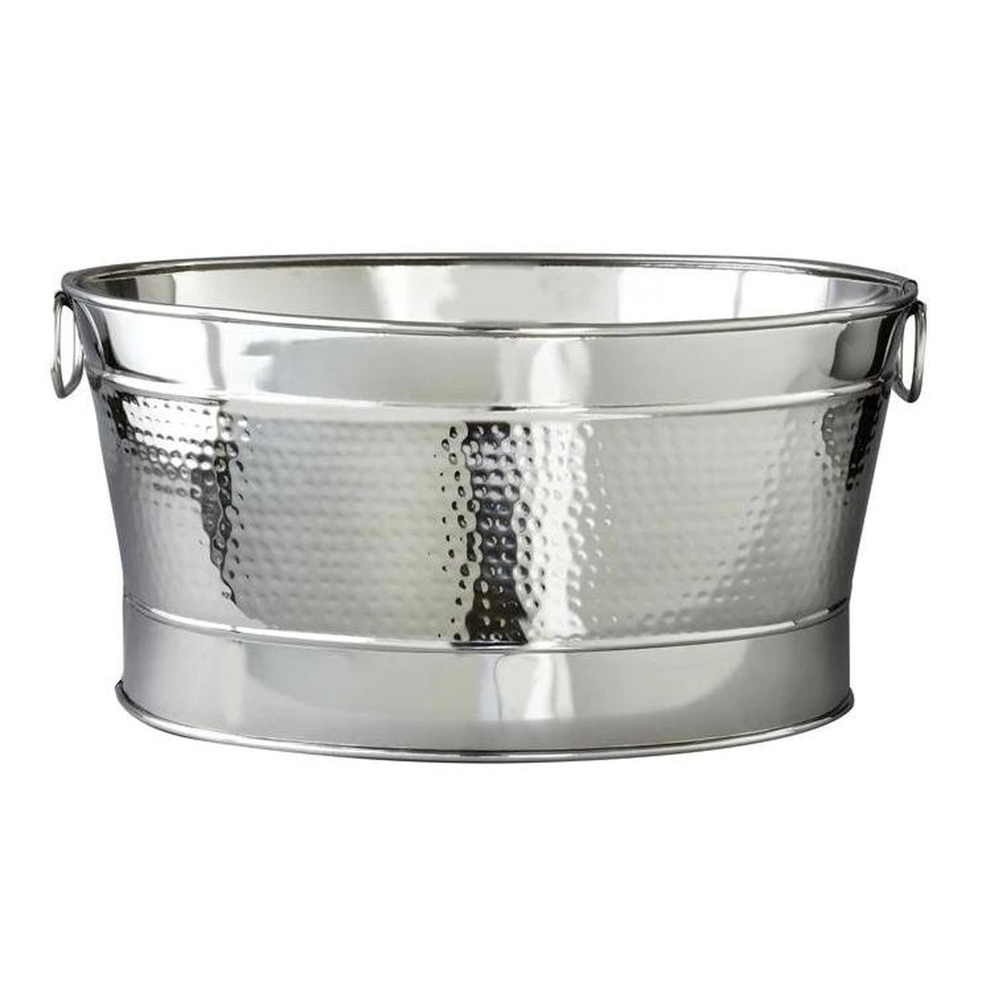 Hammered Metal Ice Bucket
