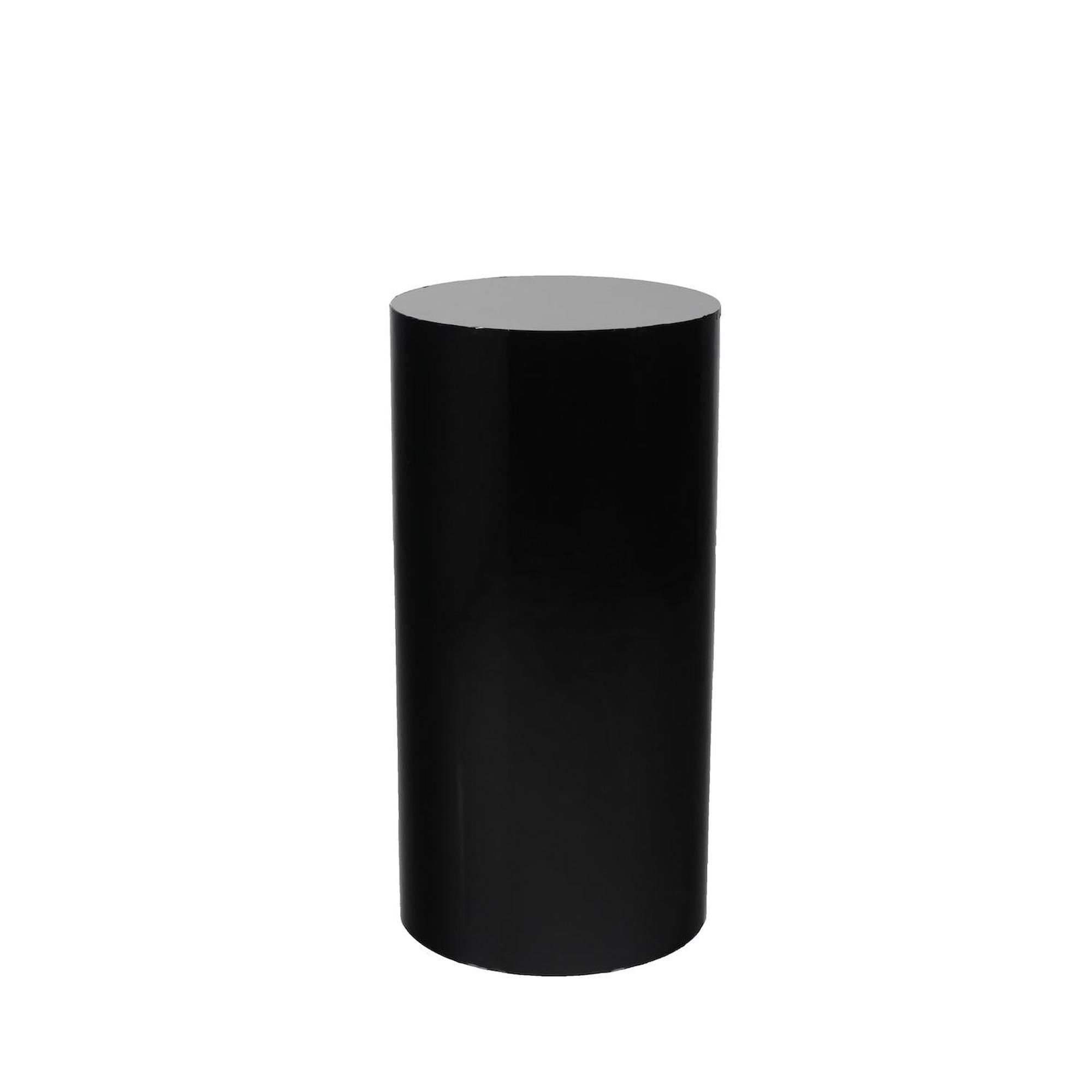 42″ High Black Cylinder