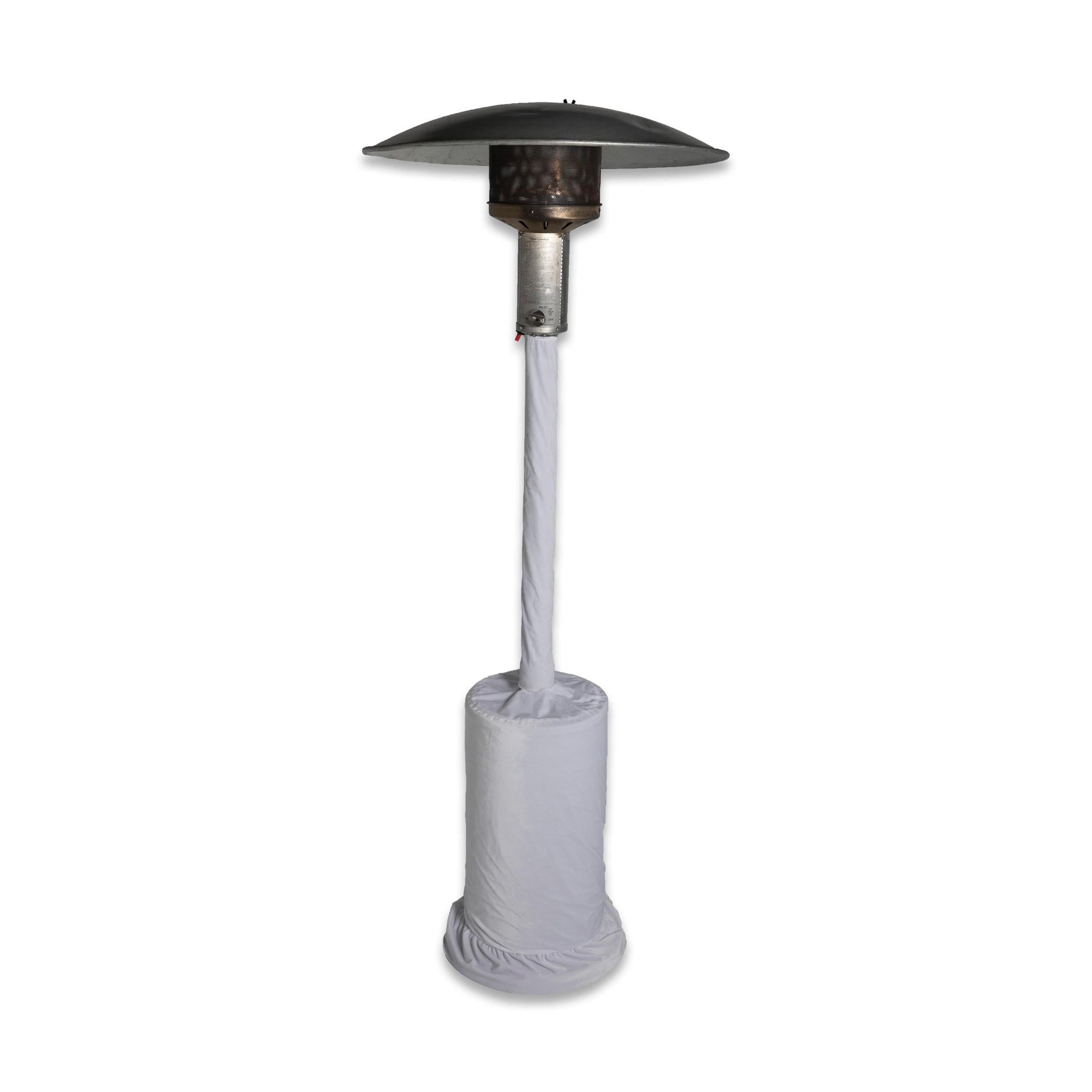 Outdoor Gas Heater w/ White Velvet Cover