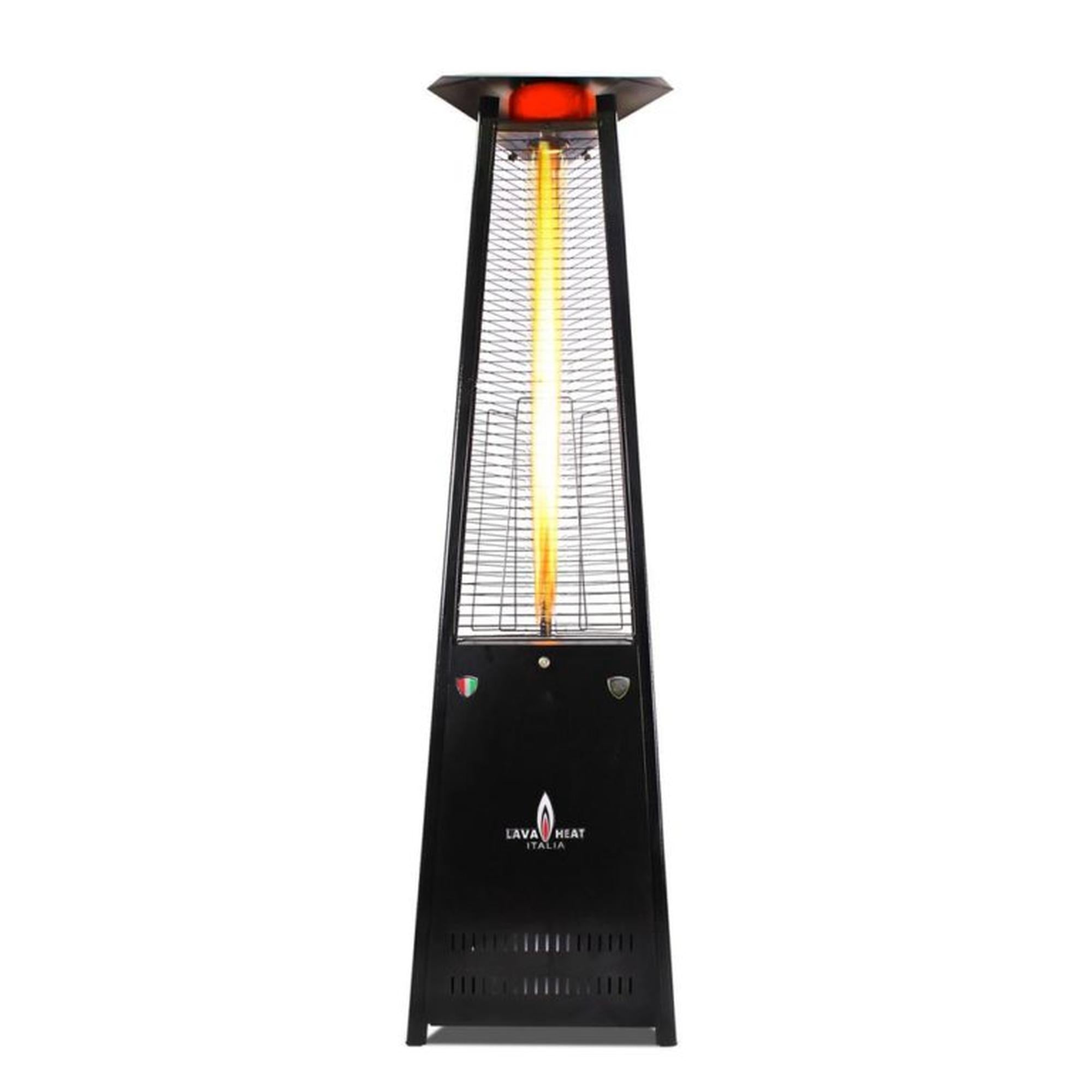 Outdoor Hammered Black Lava Lite