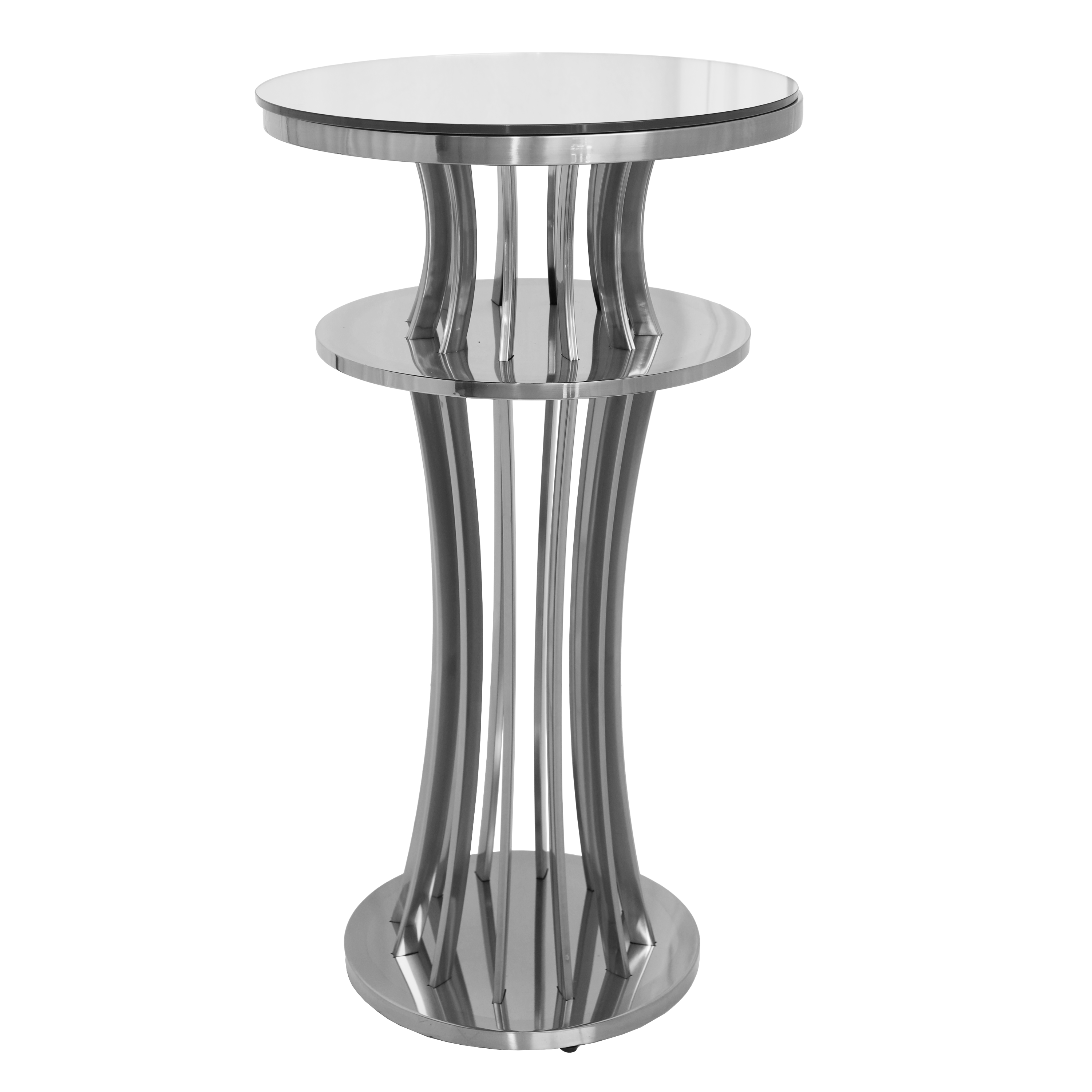 Silver Apex High Cocktail Table