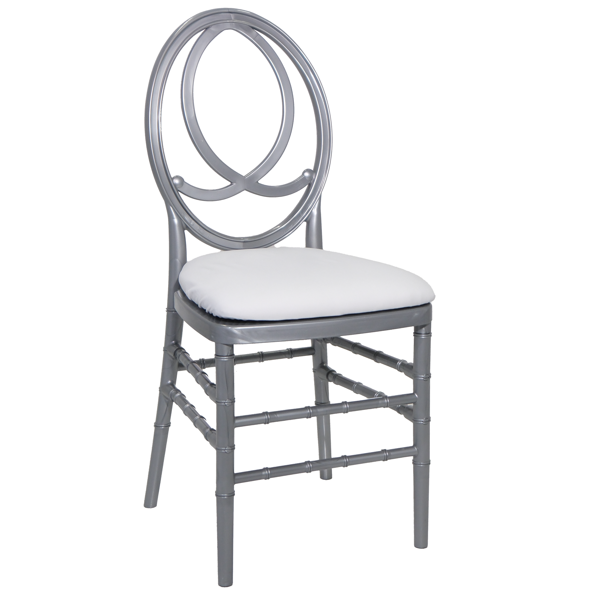 Silver Channel Chair