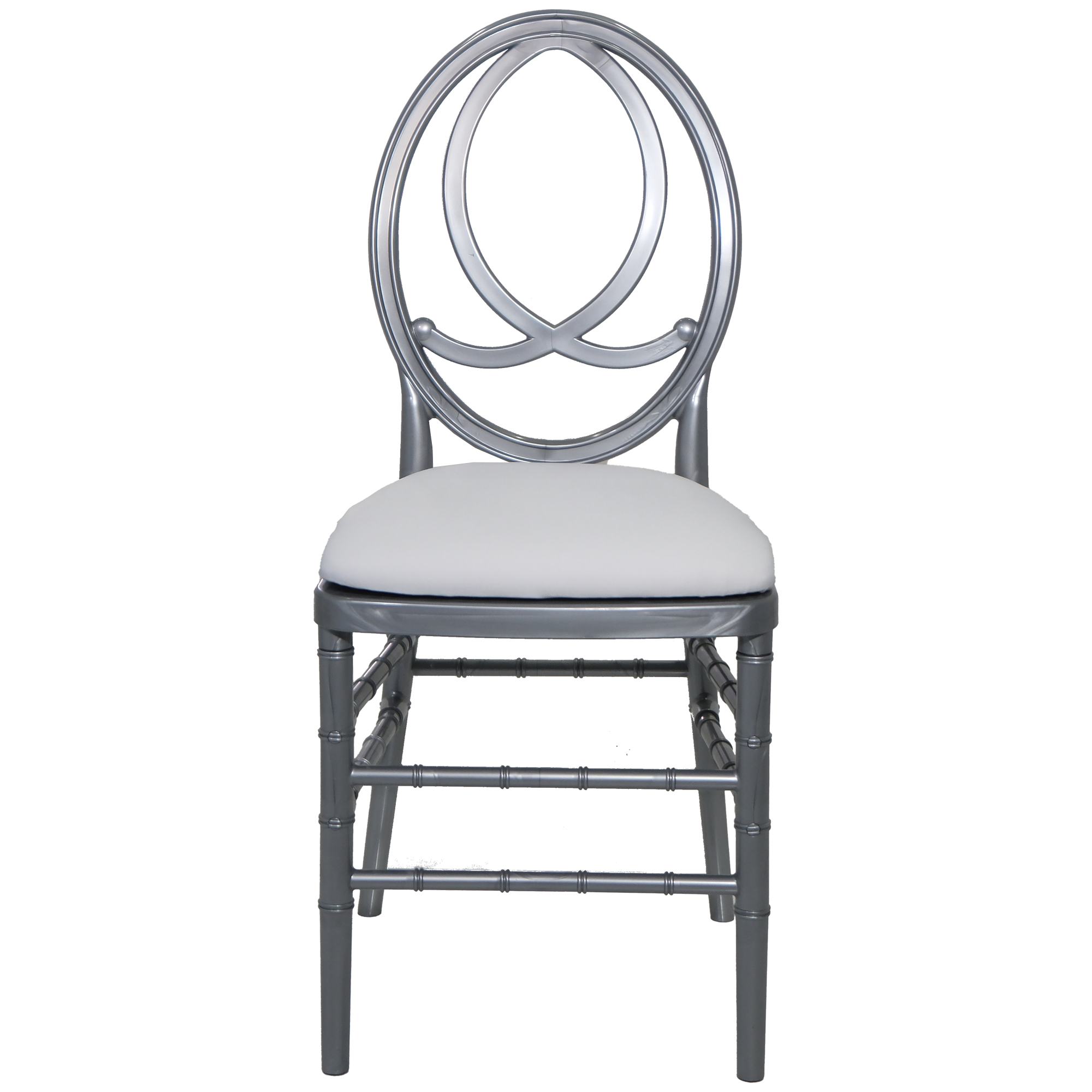 Silver Channel Chair