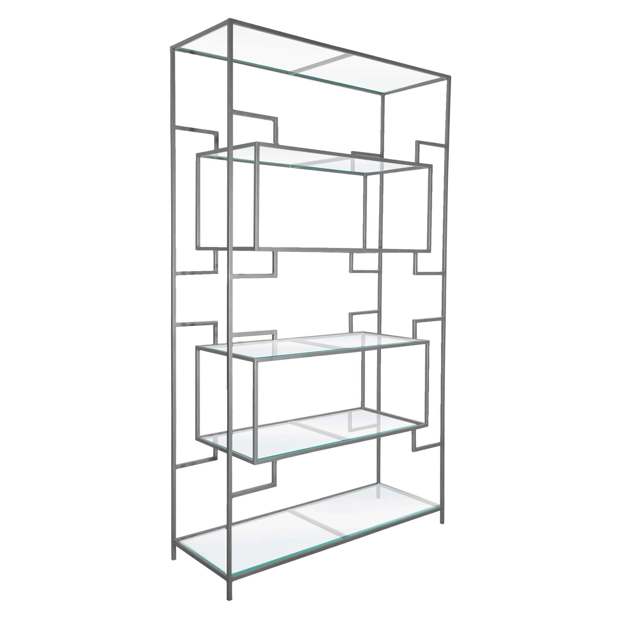 Silver Geometrical Shelf