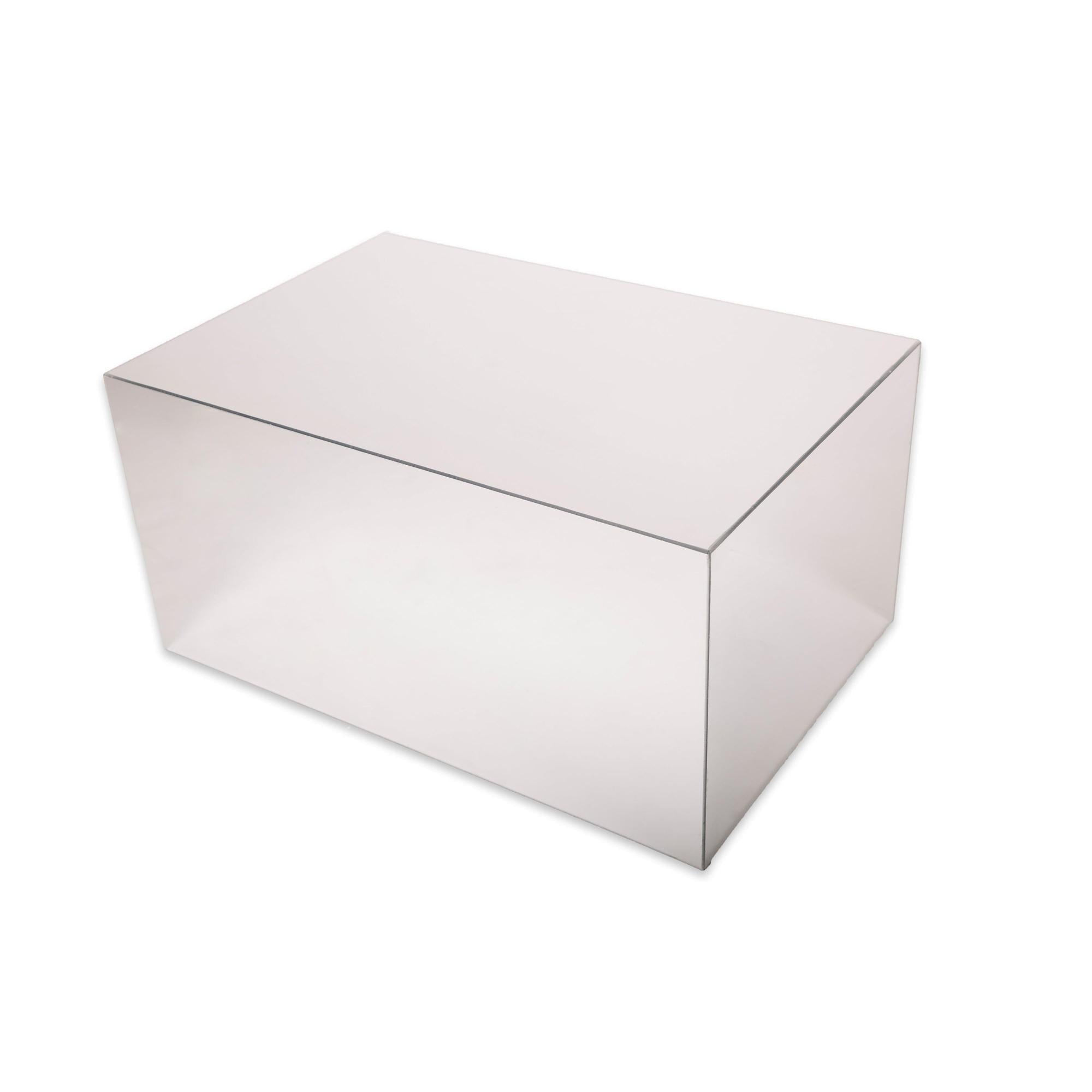 Silver Plexiglass Coffee Table