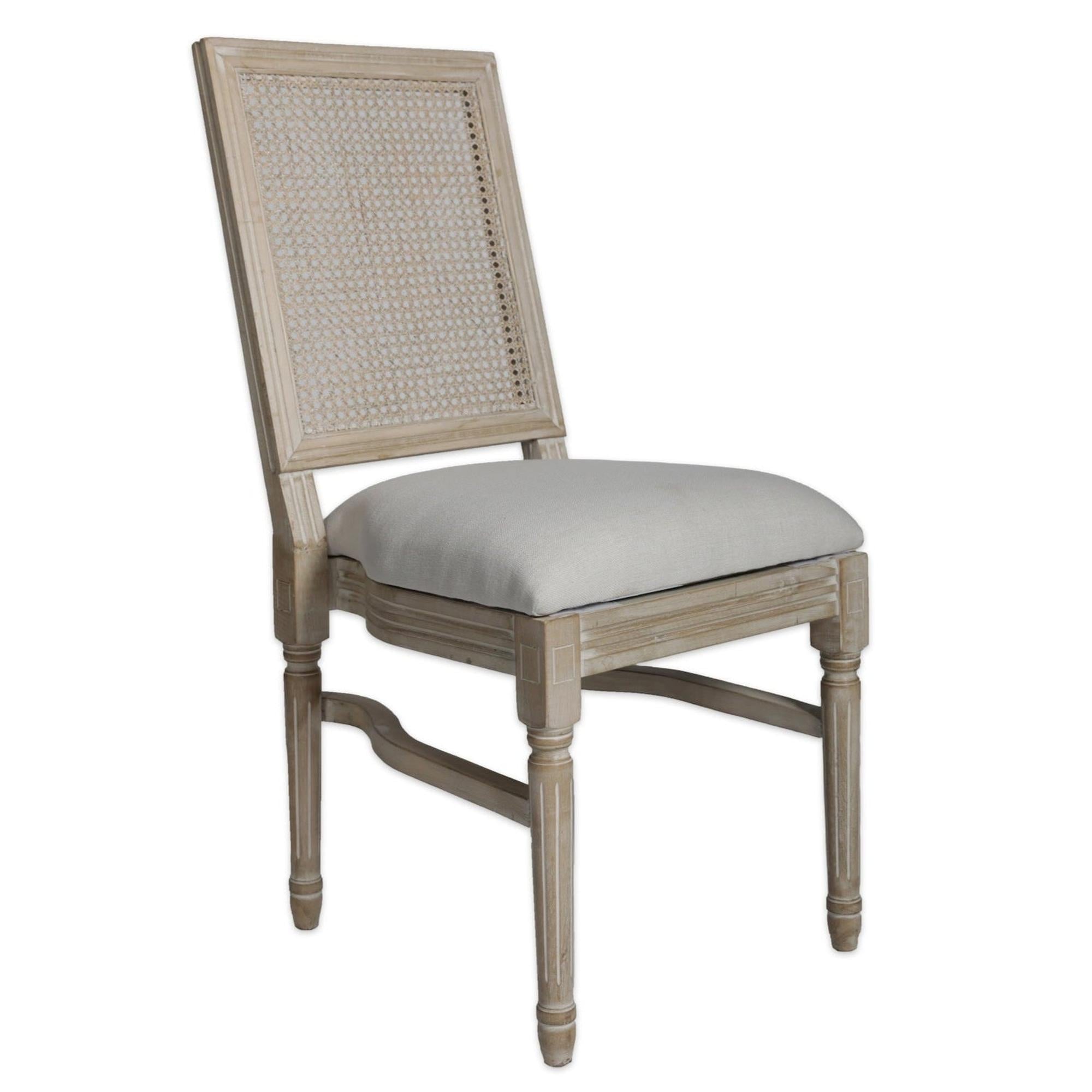 Square Back Light Louis Chair
