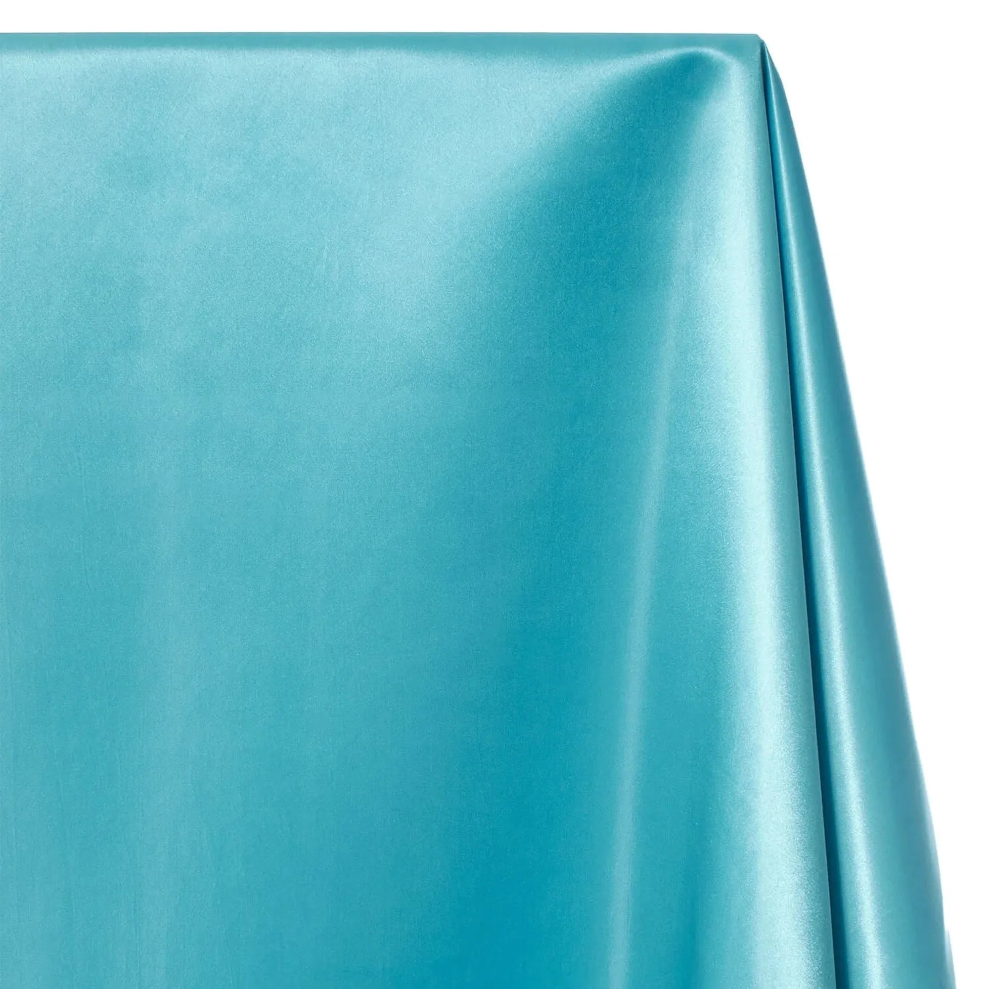 Turquoise Satin Fabric