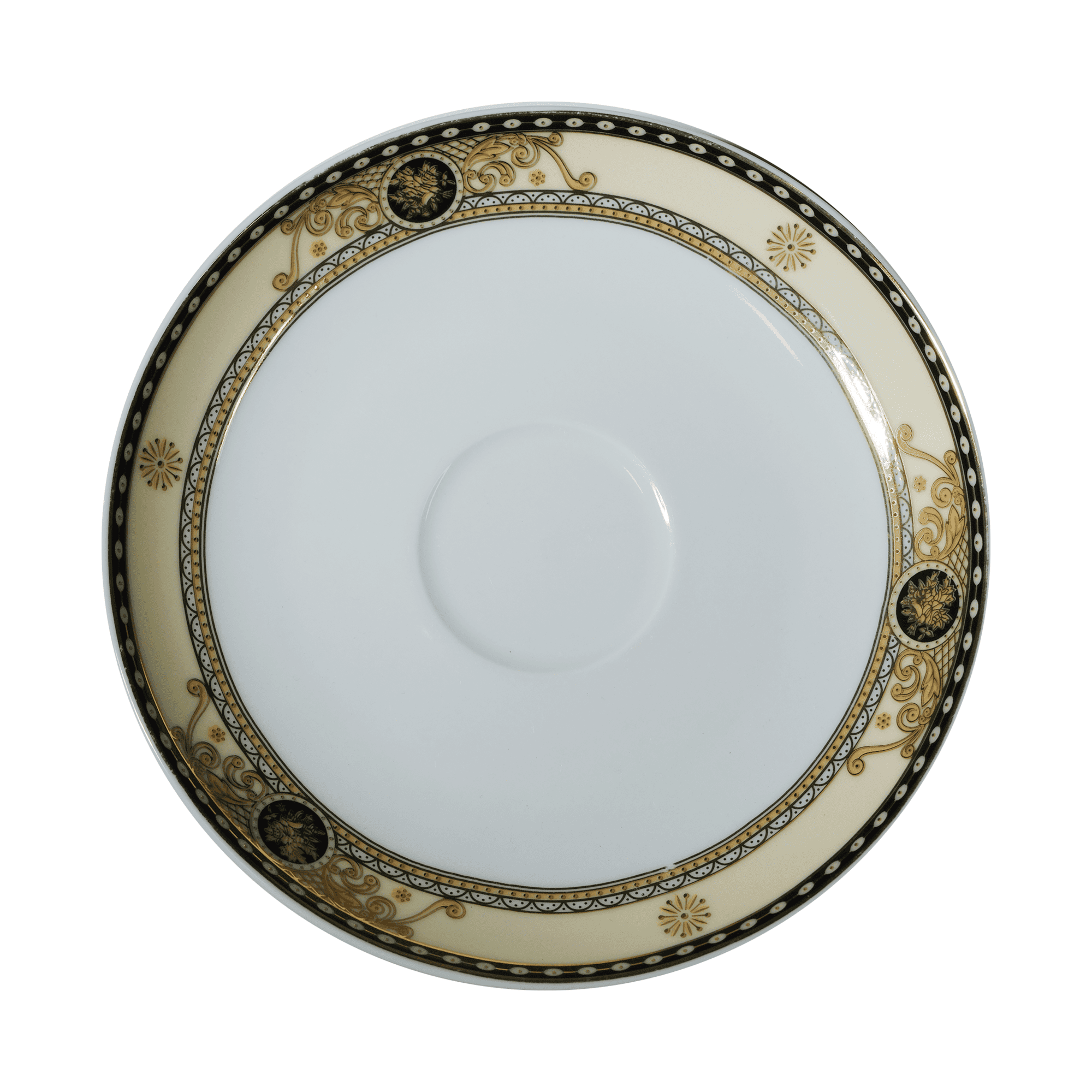 Versace Gold Design Coffee Saucer (5.5″)