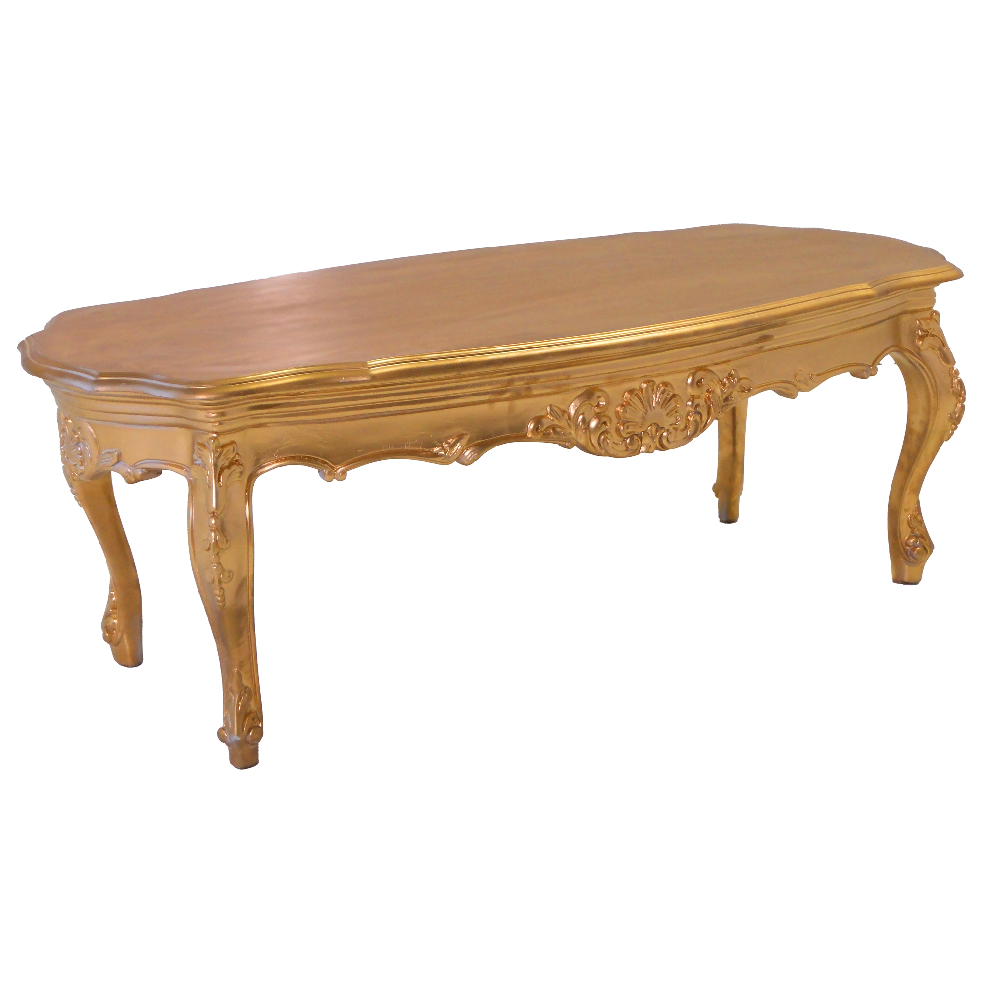 Victoria Gold Wood Coffee Table