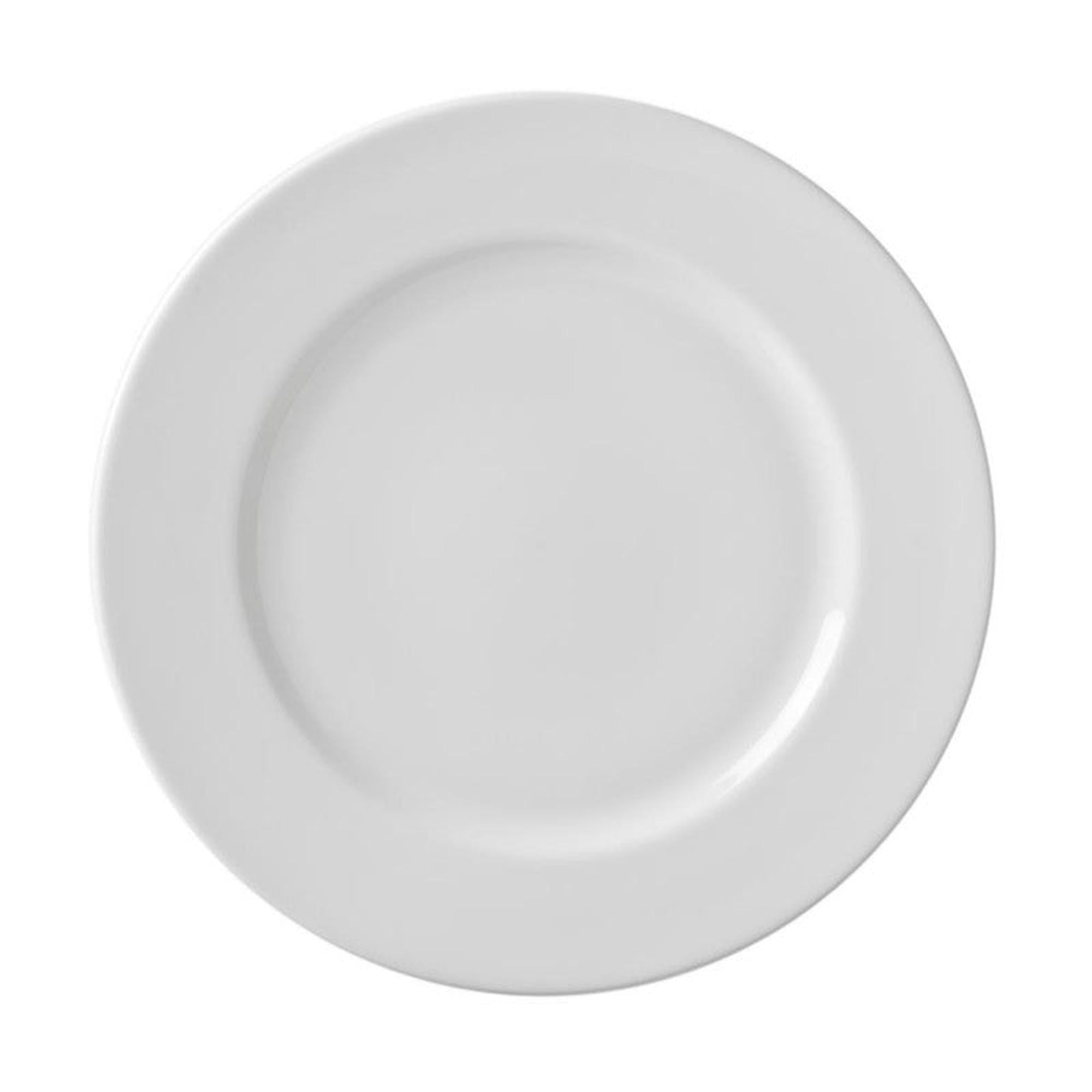White Round Dinner Plate (10.5″)