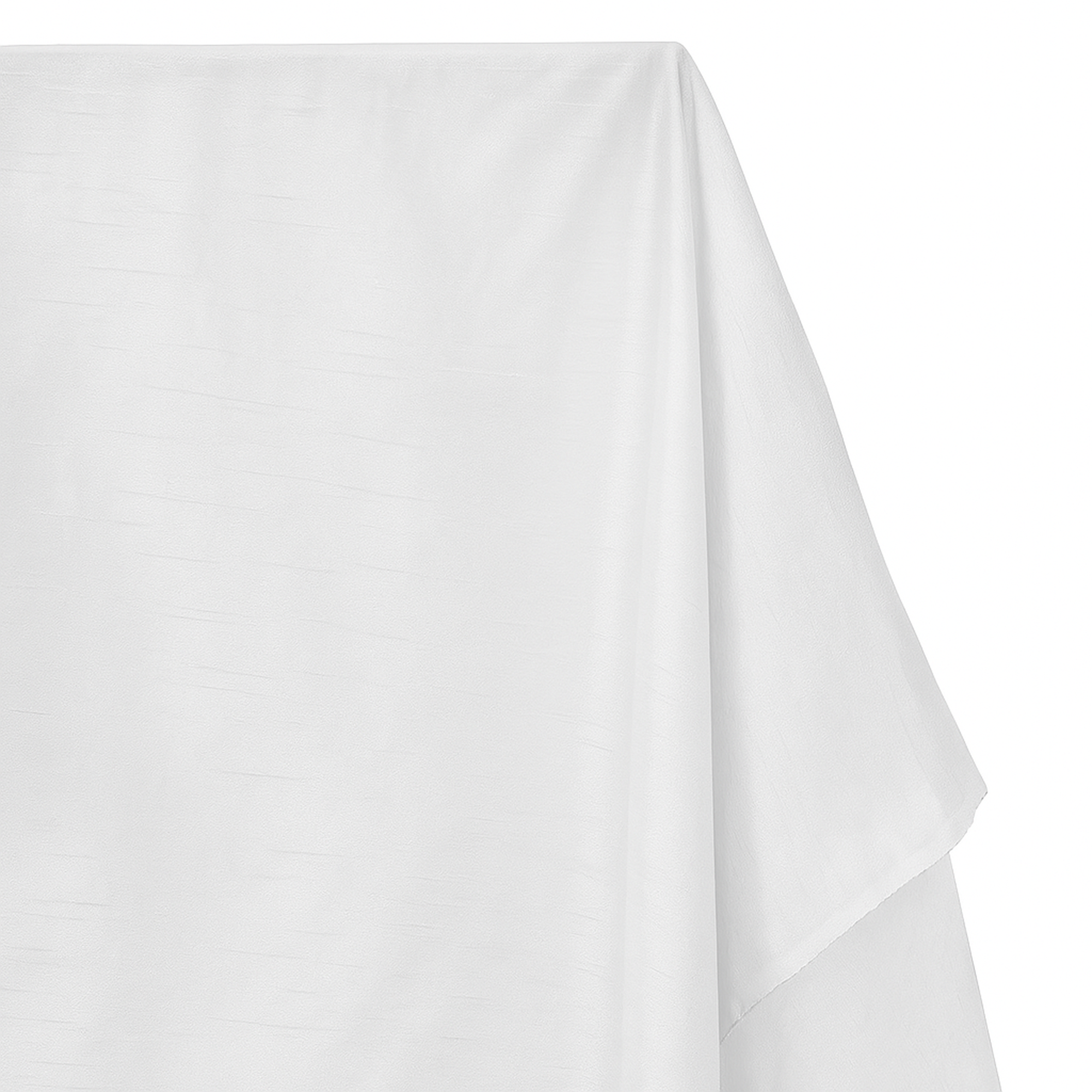 White Shantung Fabric