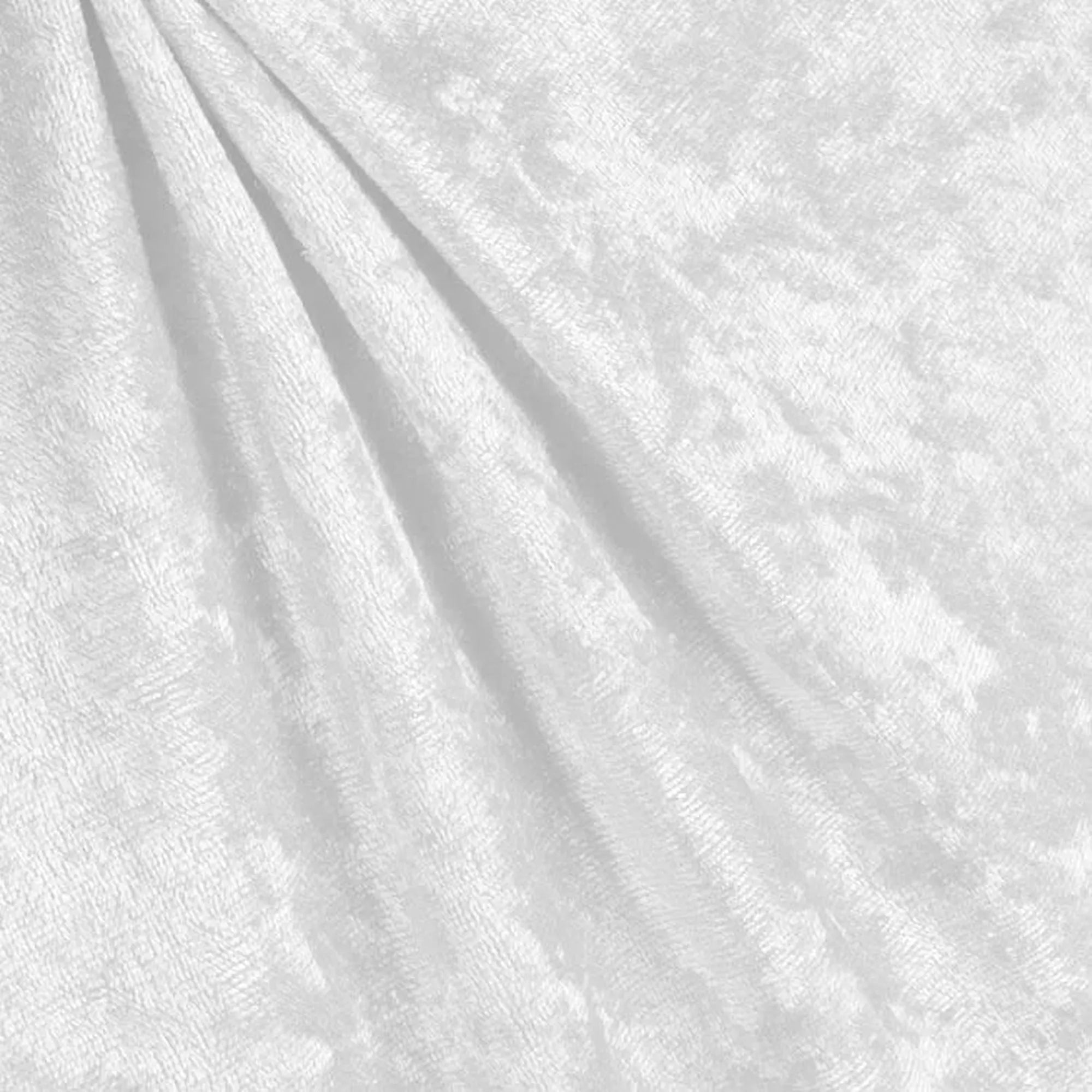 White Velvet Drape