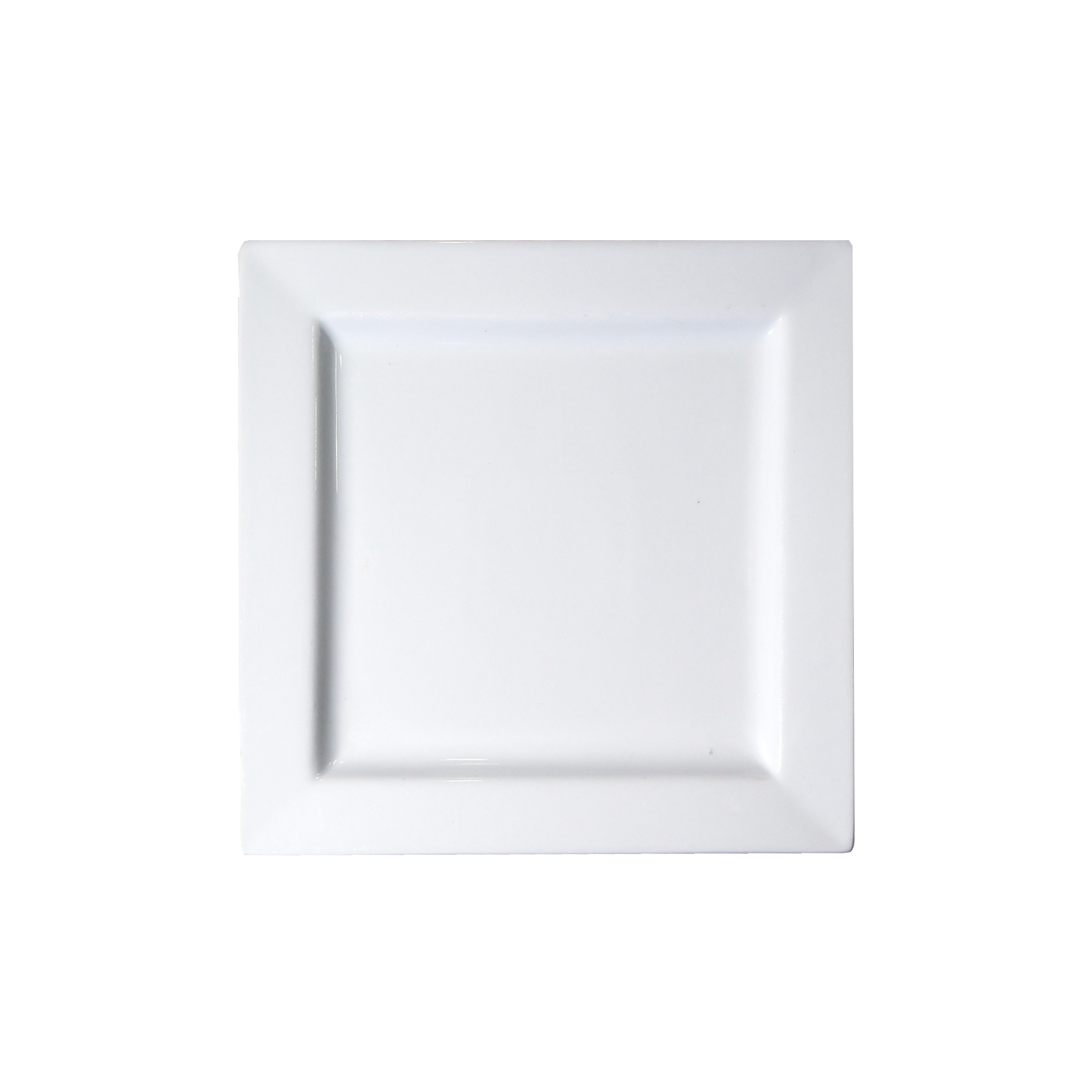 White Square Dinner Plate (10.5″)