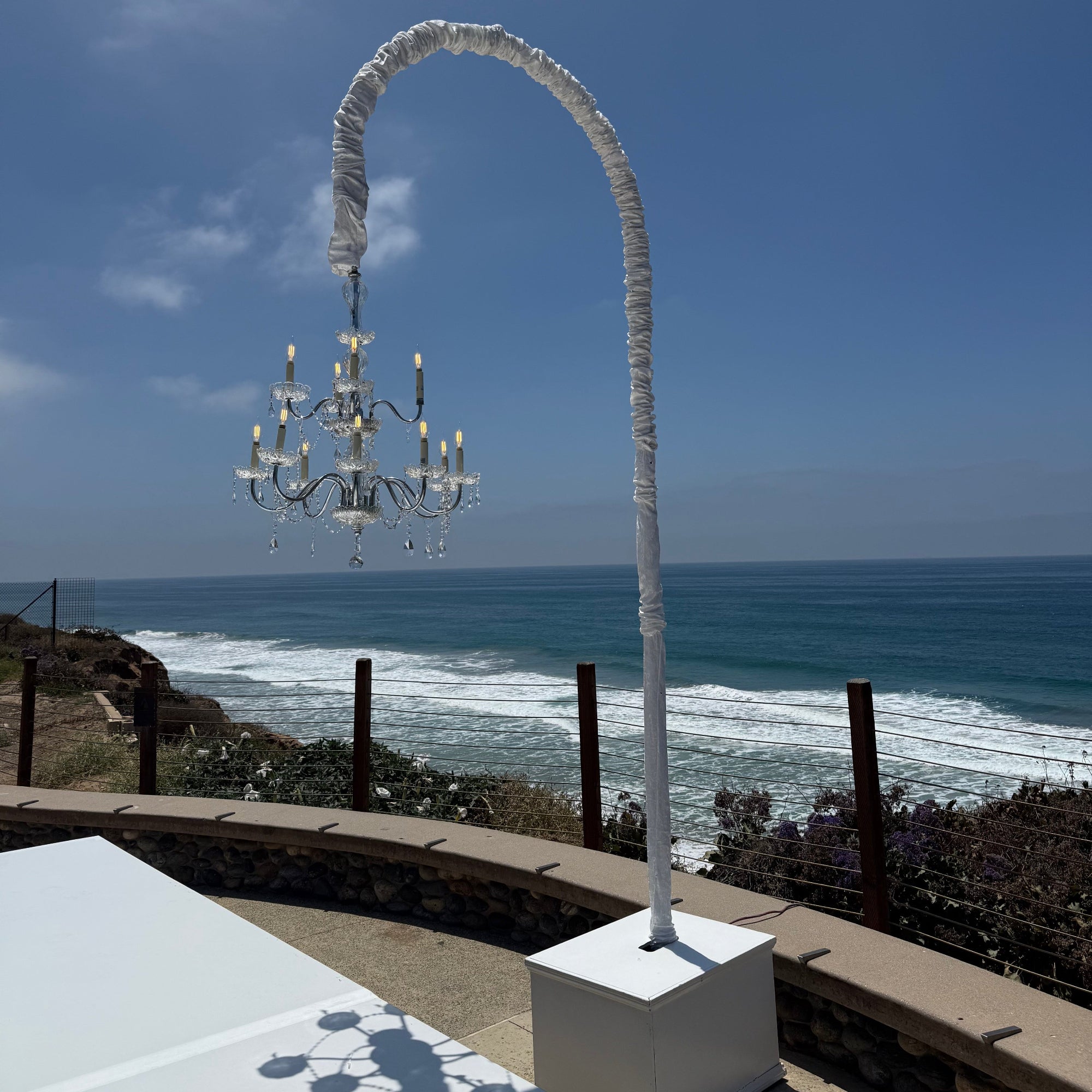 White Box w/ Chandelier Hook