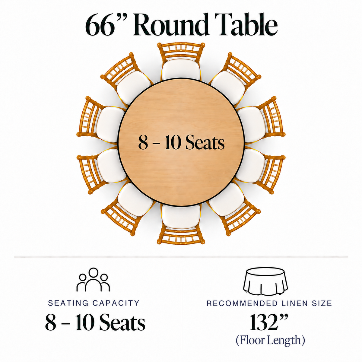 66″ Round Table